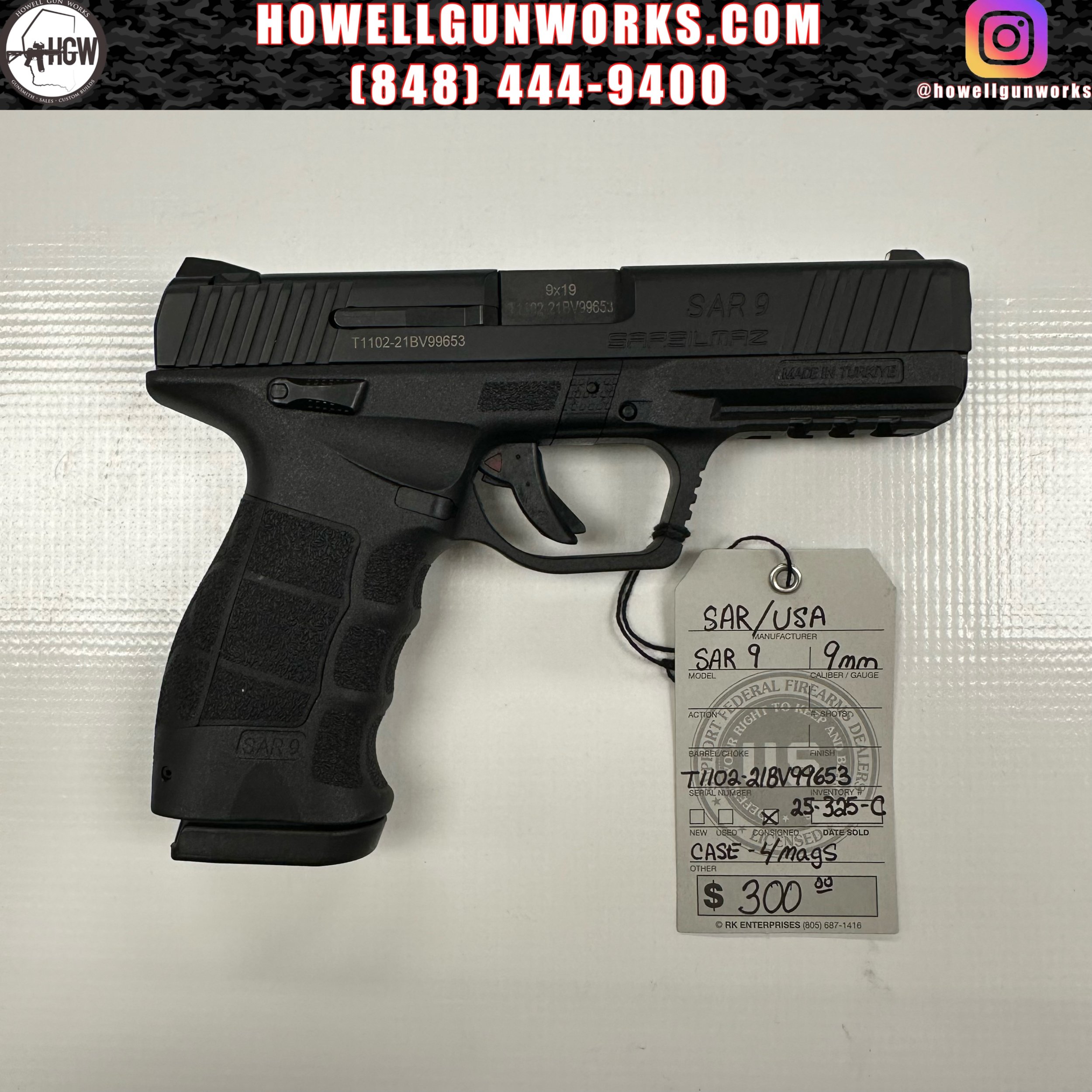 SAR-USA SAR9 9mm