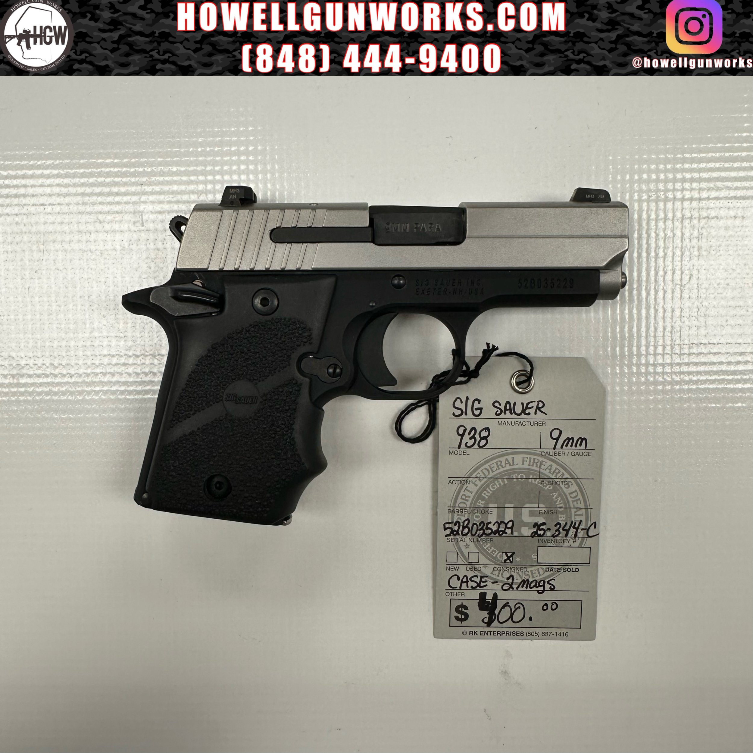 SIG Sauer 938 9mm