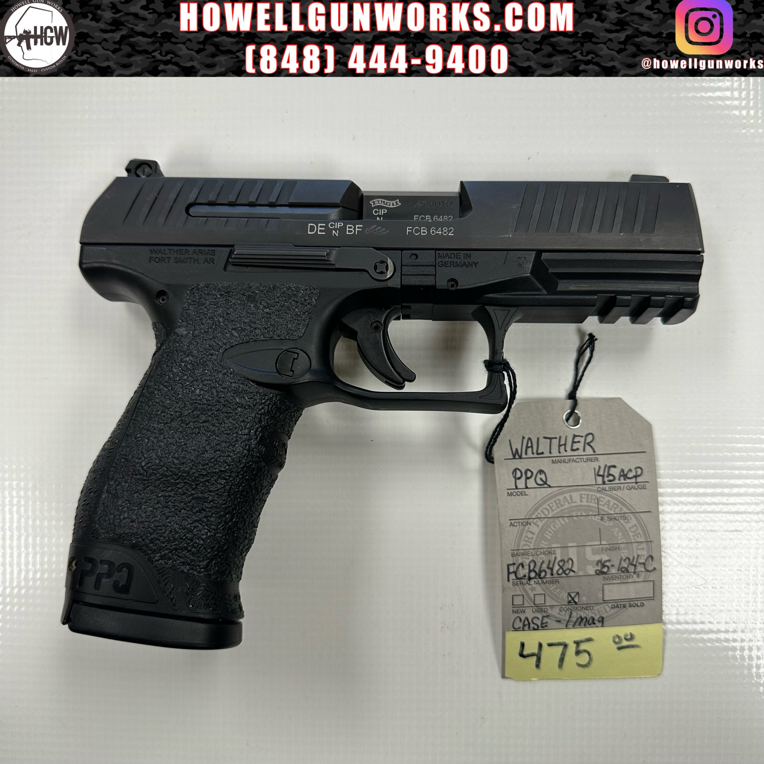 Walther PPQ .45ACP