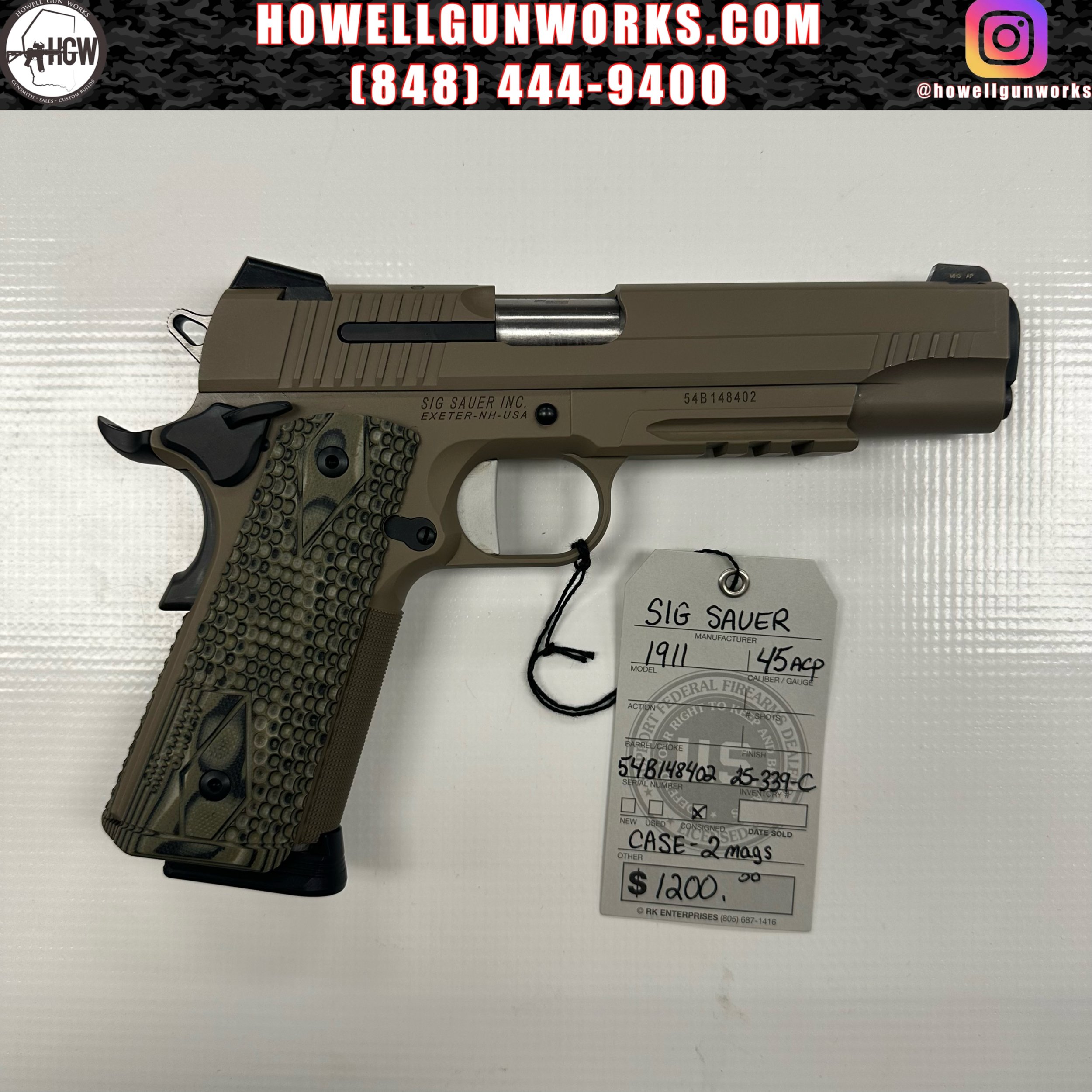 SIG Sauer 1911 Emperor Scorpion 1911