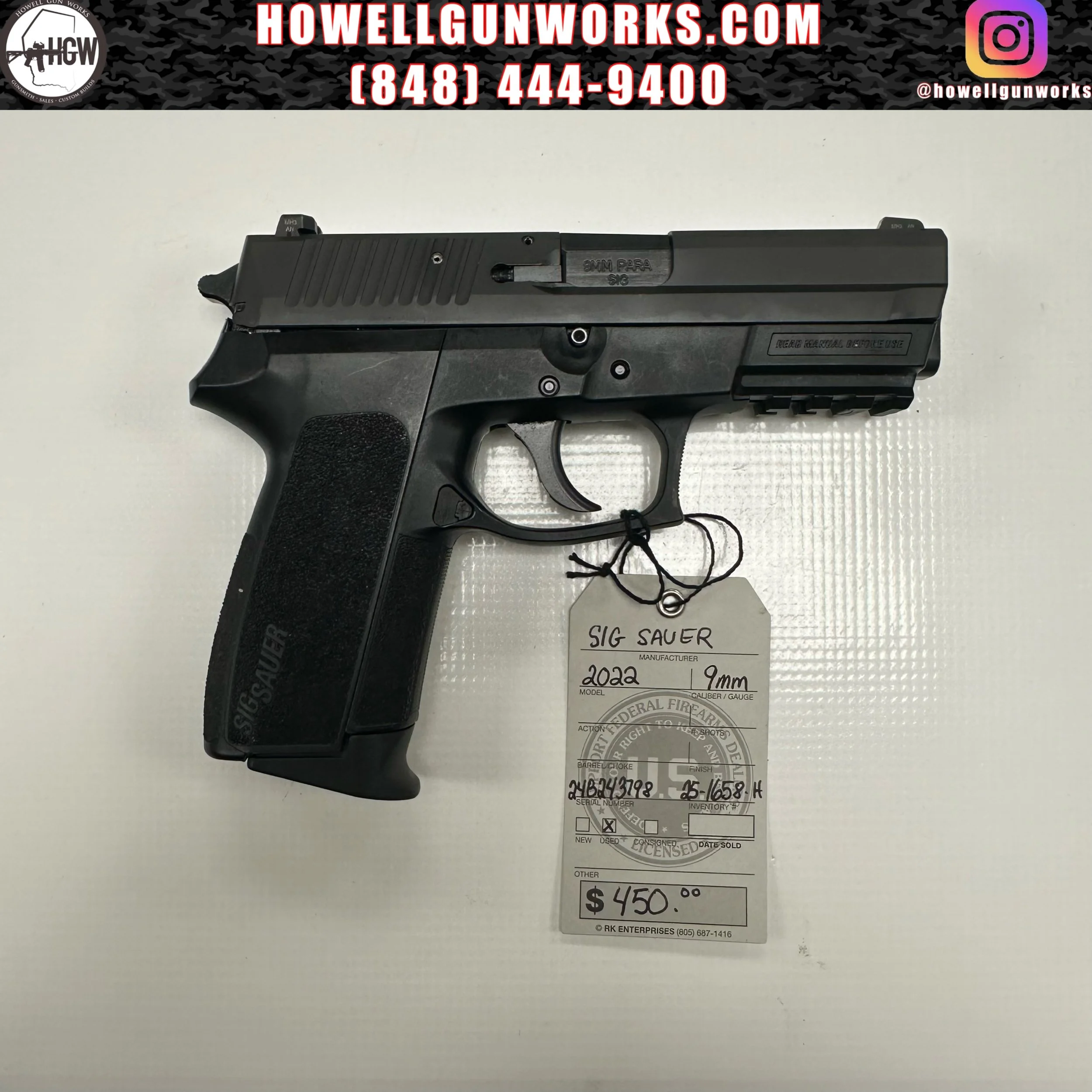 SIG Sauer 2022 9mm