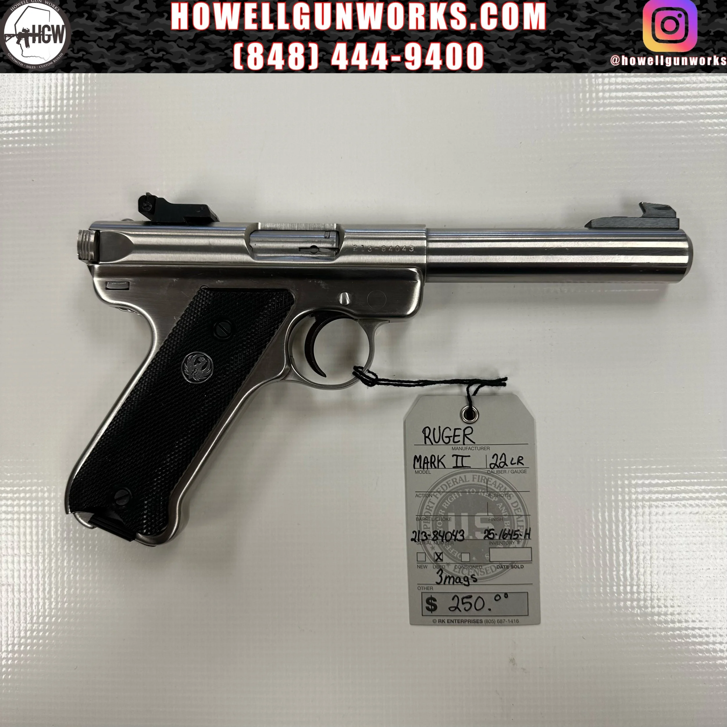 Ruger Mark II .22LR