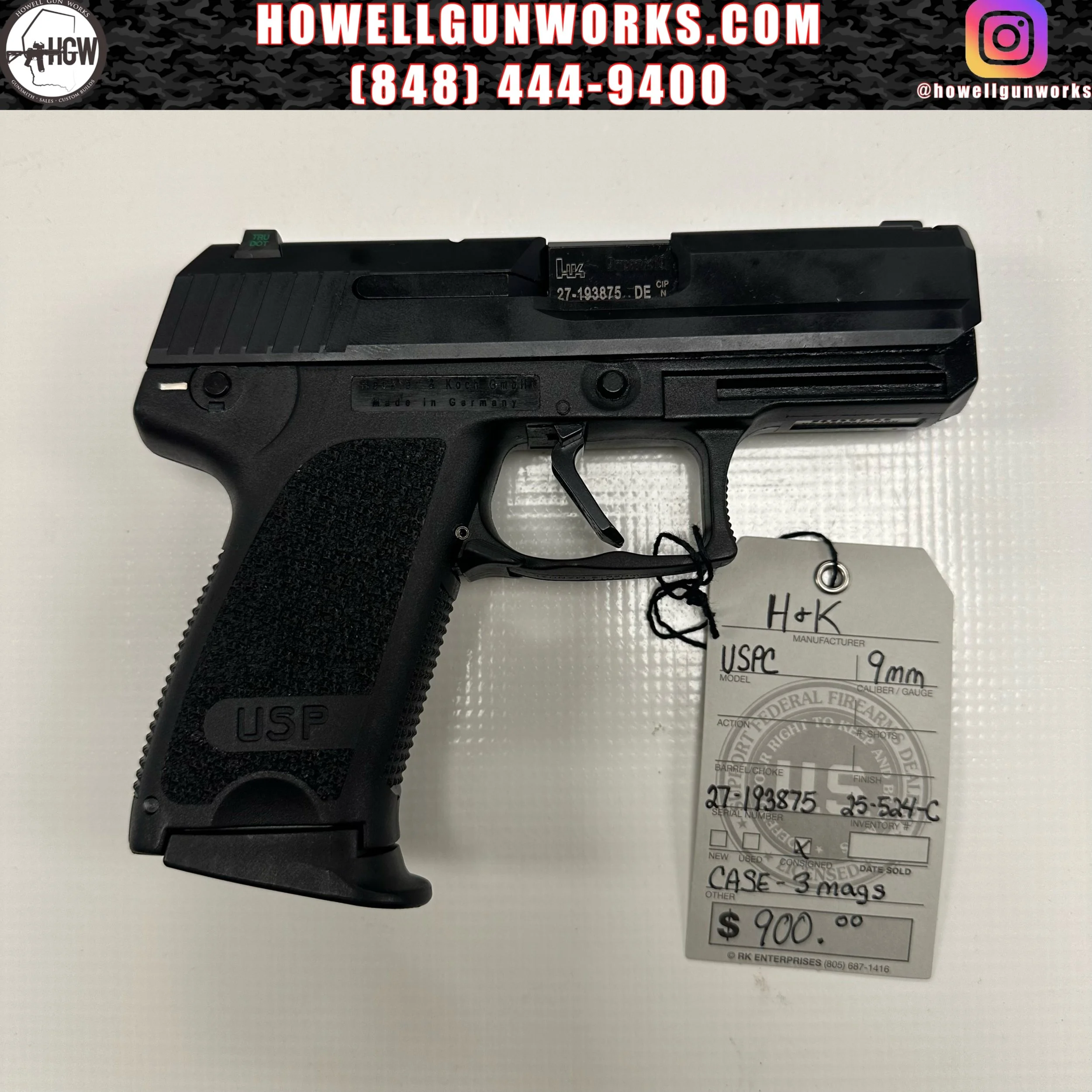 Heckler & Koch USPC 9mm