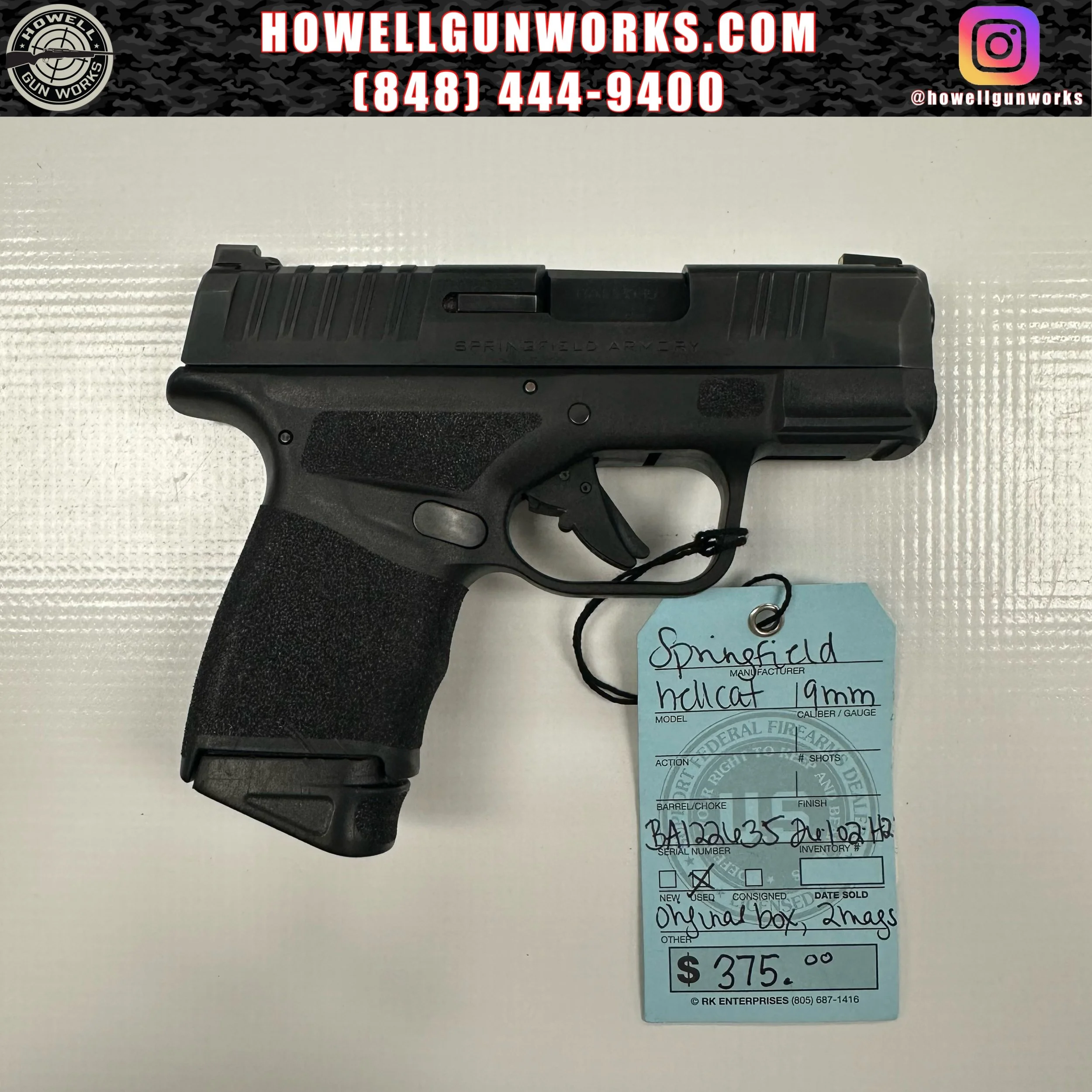 Springfield Hellcat 9mm