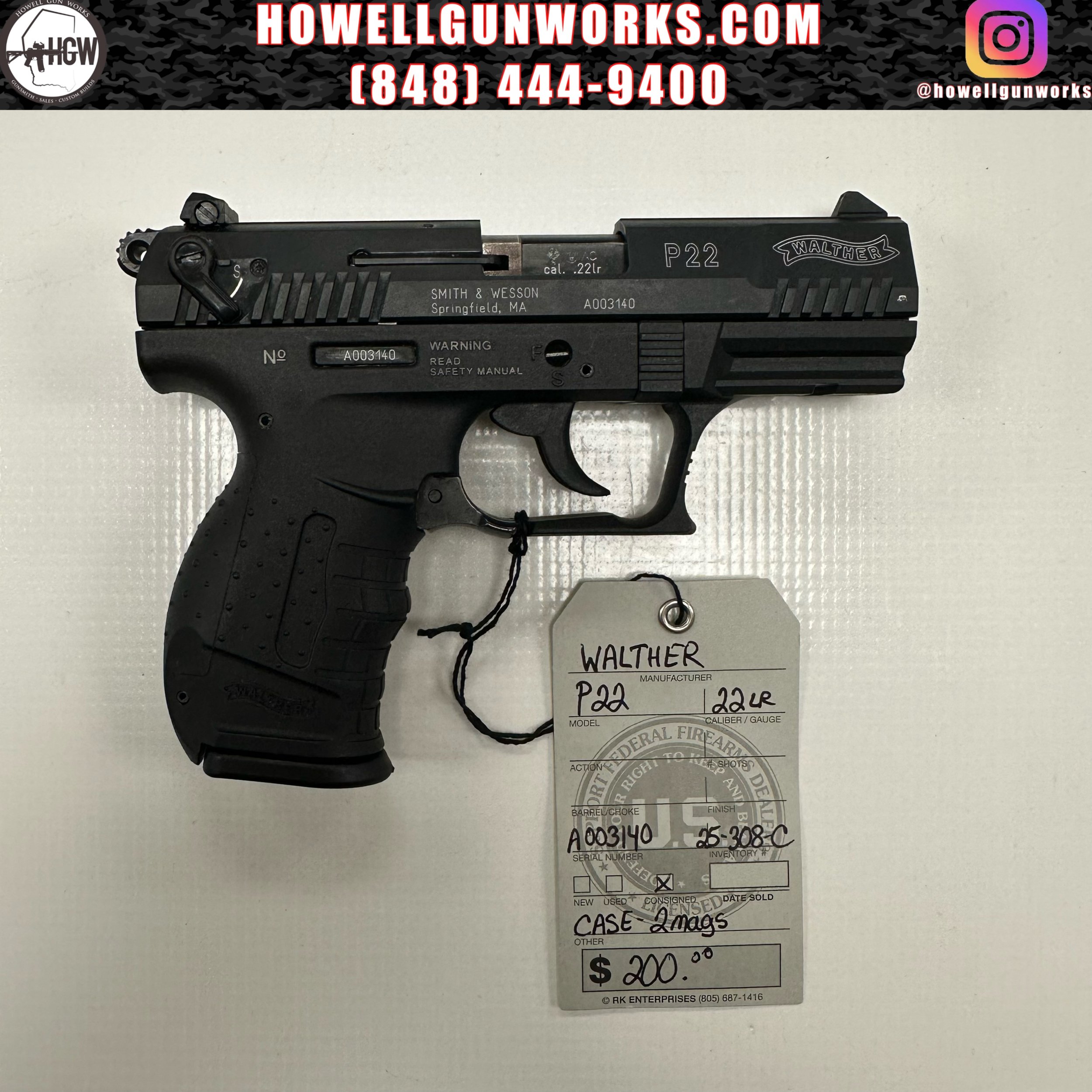 Walther P22 .22LR