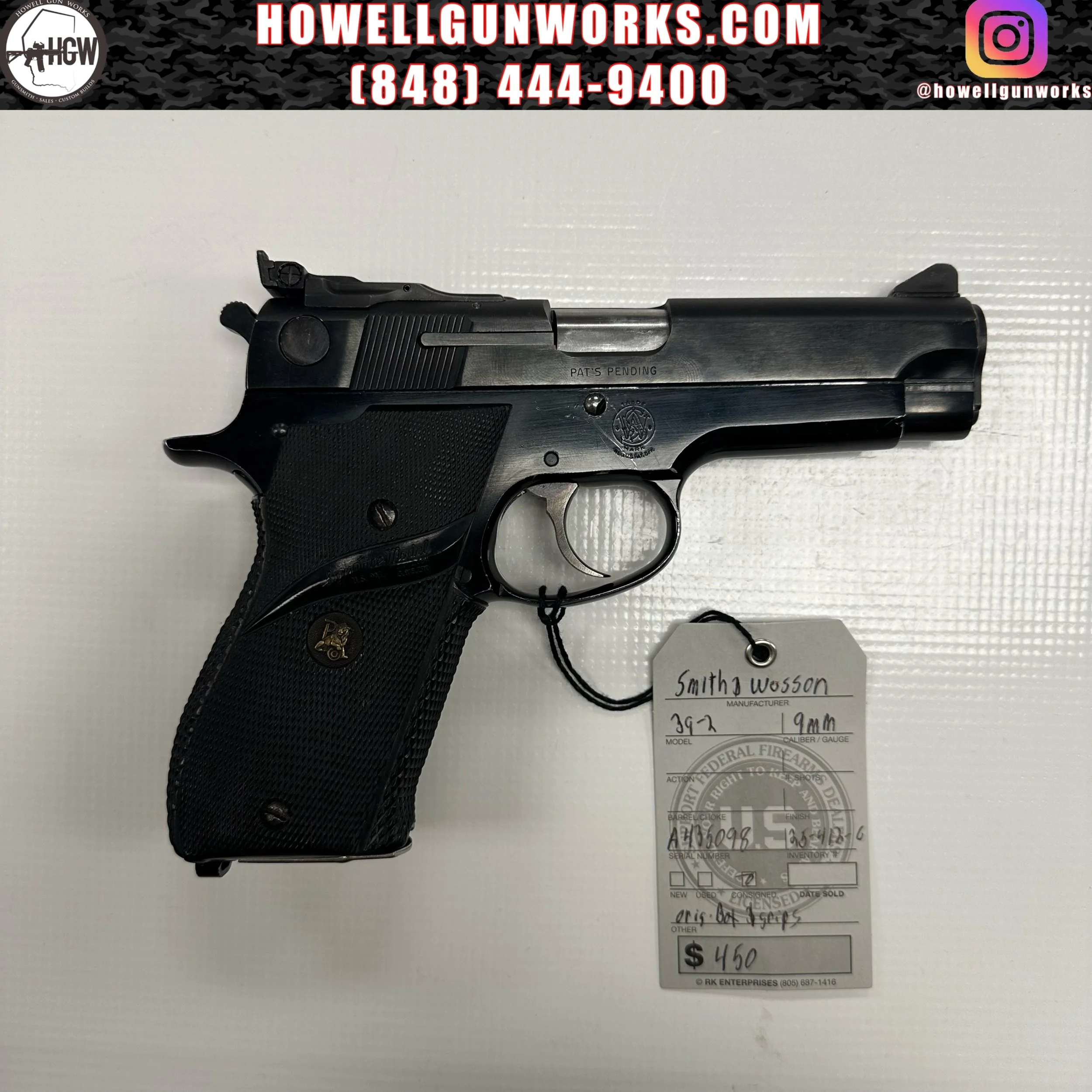 Smith & Wesson 39-2 9mm