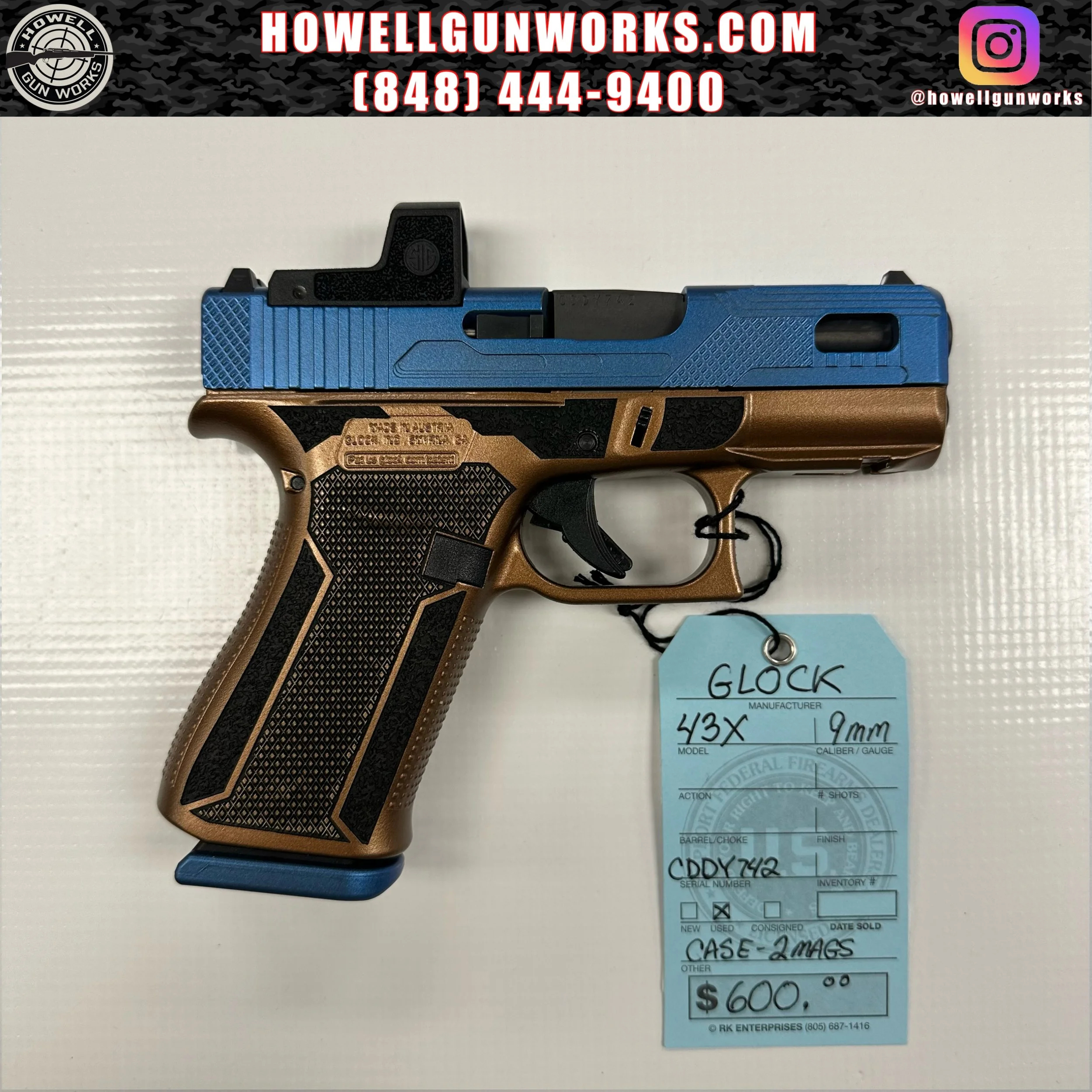 Glock 43x 9mm