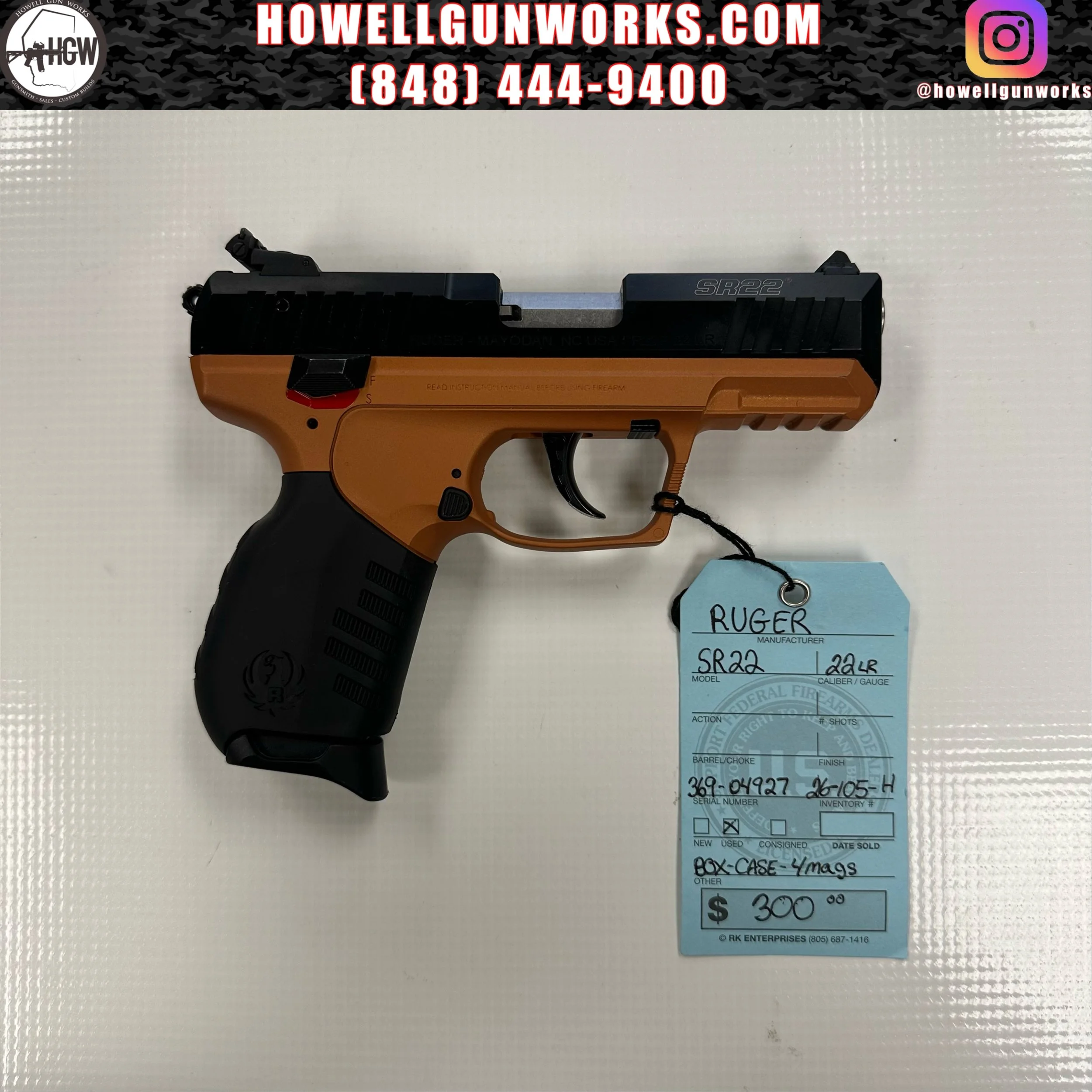Ruger SR22 .22LR