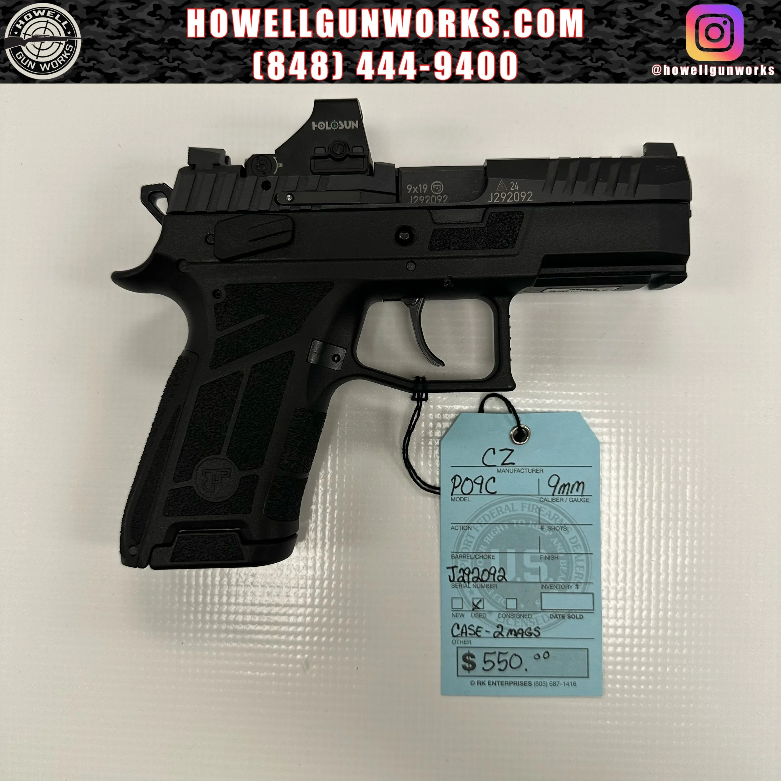 CZ P09 Nocturne 9mm