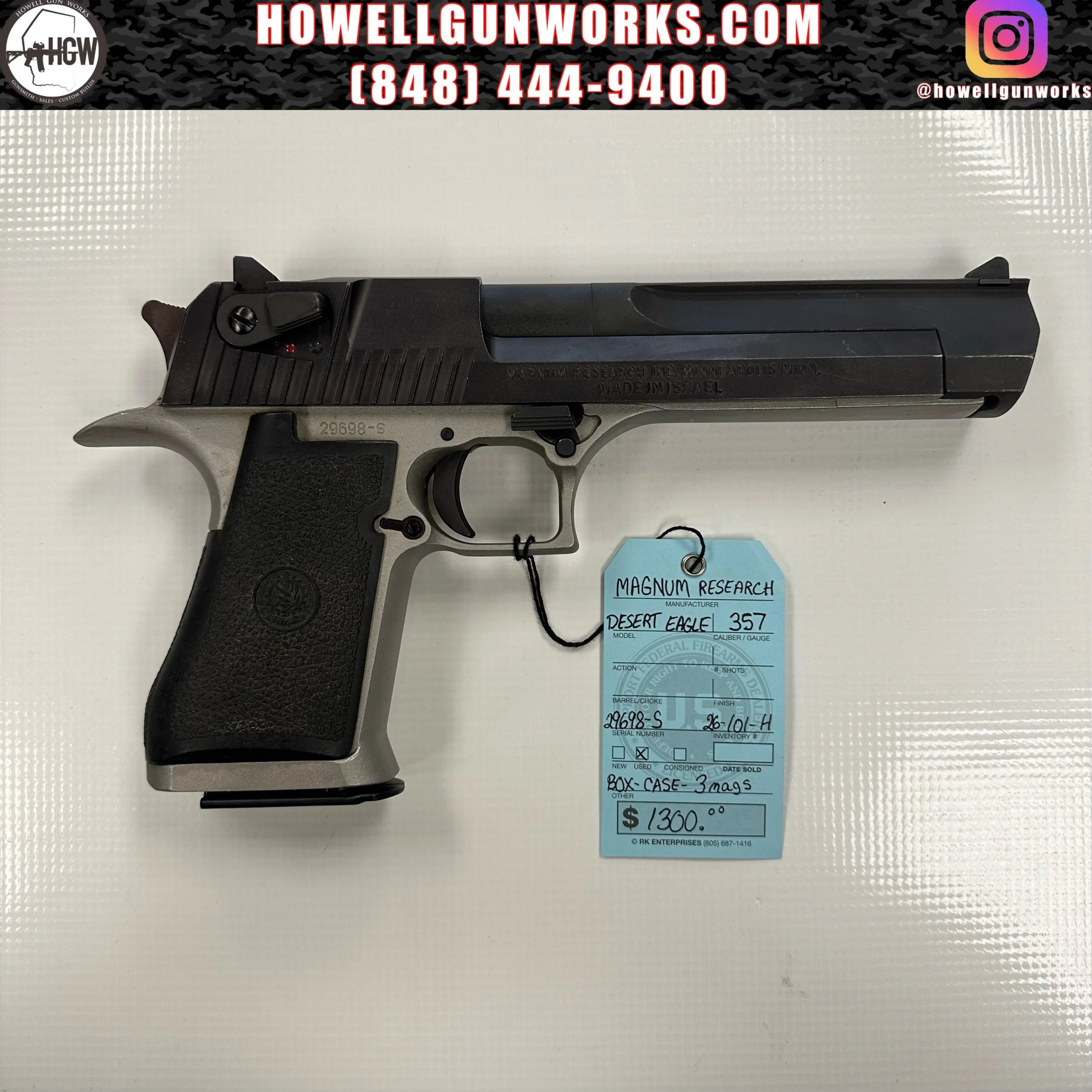 Magnum Research/IWI Desert Eagle .357Mag