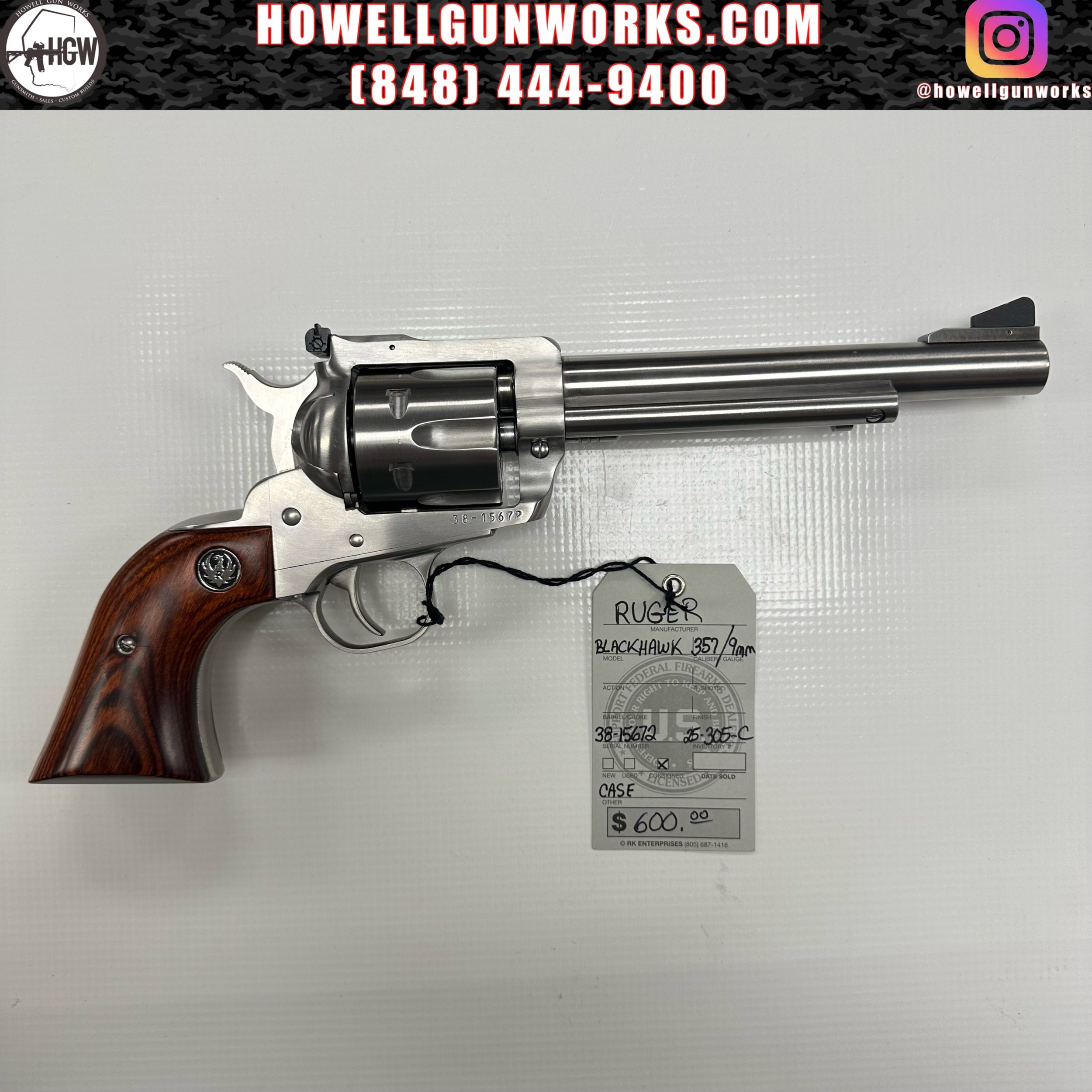 Ruger Blackhawk .357Mag/9mm