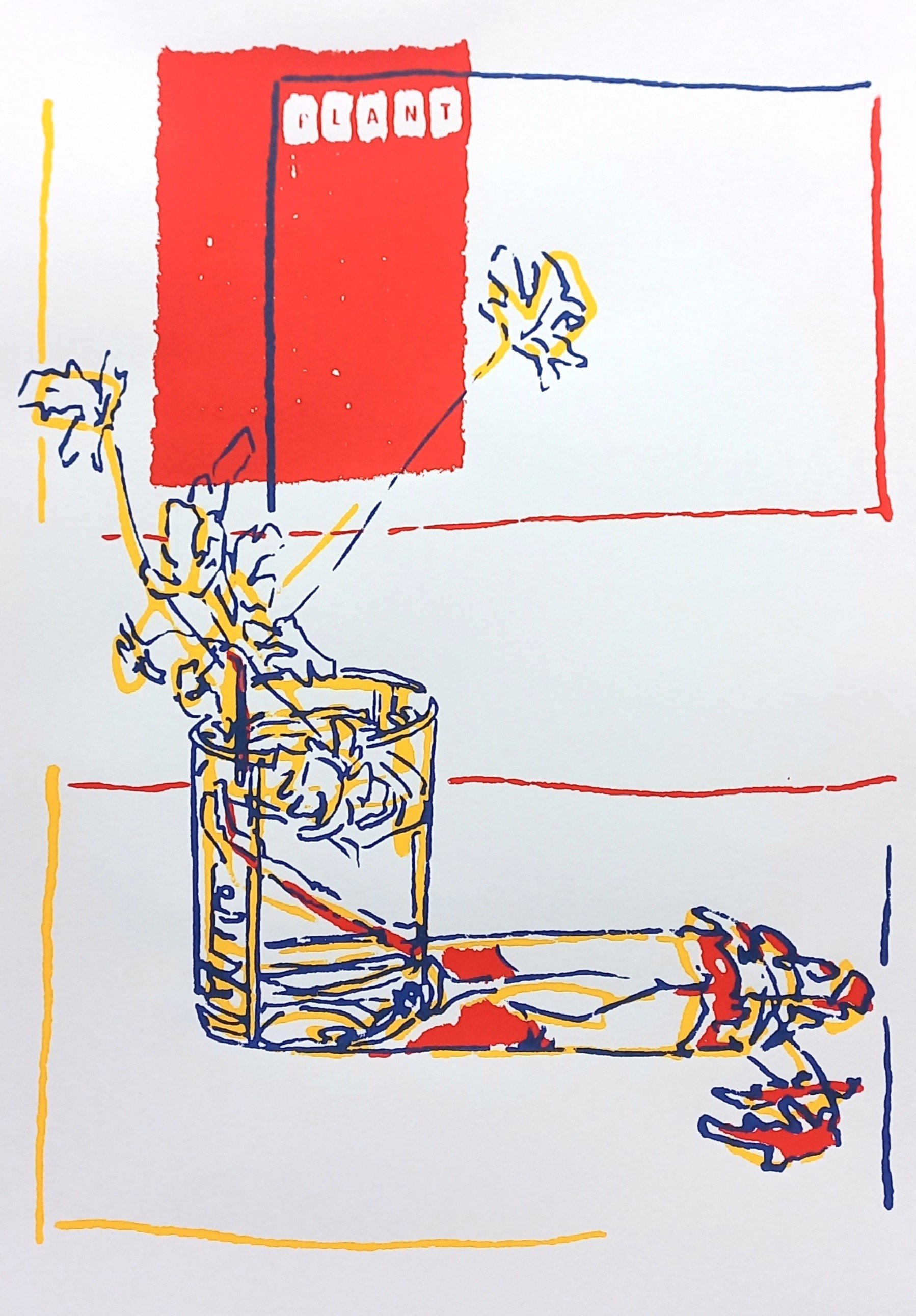 Plant I (2025), zeefdruk,  27 x 20 cm, oplage: 11