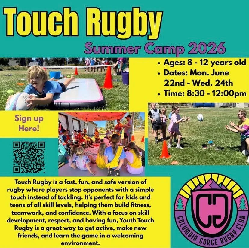 Sign your kids up for our 2026 Touch Rugby Summer Camp! We know you Gorge parents like to start early! https://www.gorgerugby.com/youth-touch-rugby-camp