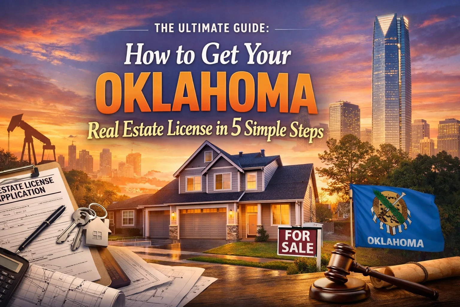 The Ultimate Guide: How to Get Your Oklahoma Real Estate License in 5 Simple Steps