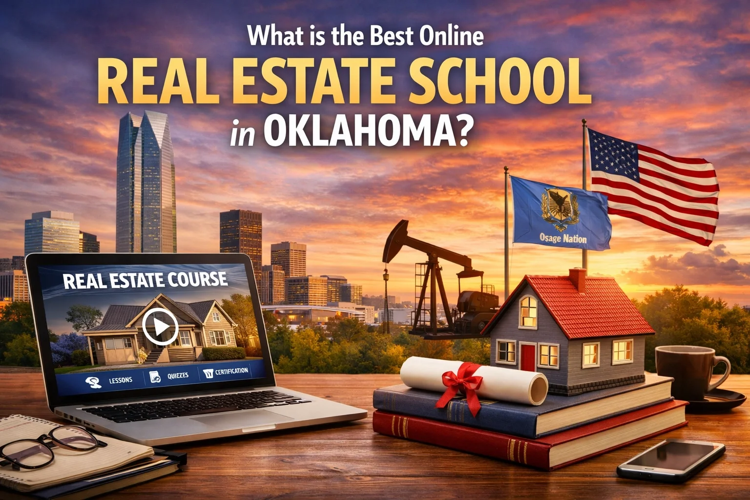 What is the best online real estate school in Oklahoma?