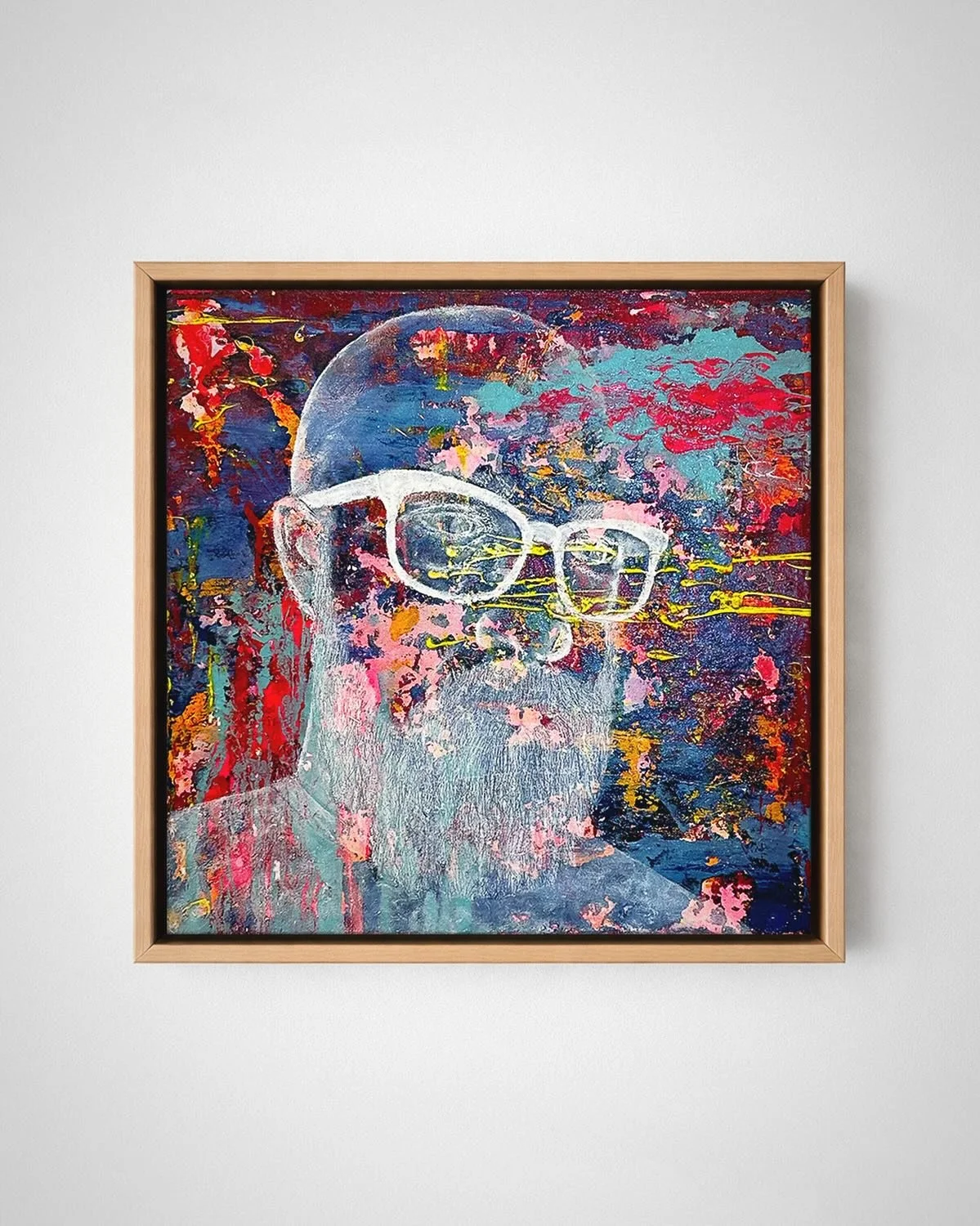 &ldquo;Riesman #33 (self-portrait)&rdquo;
2025
20X20in
Gouache and Pastel on canvas