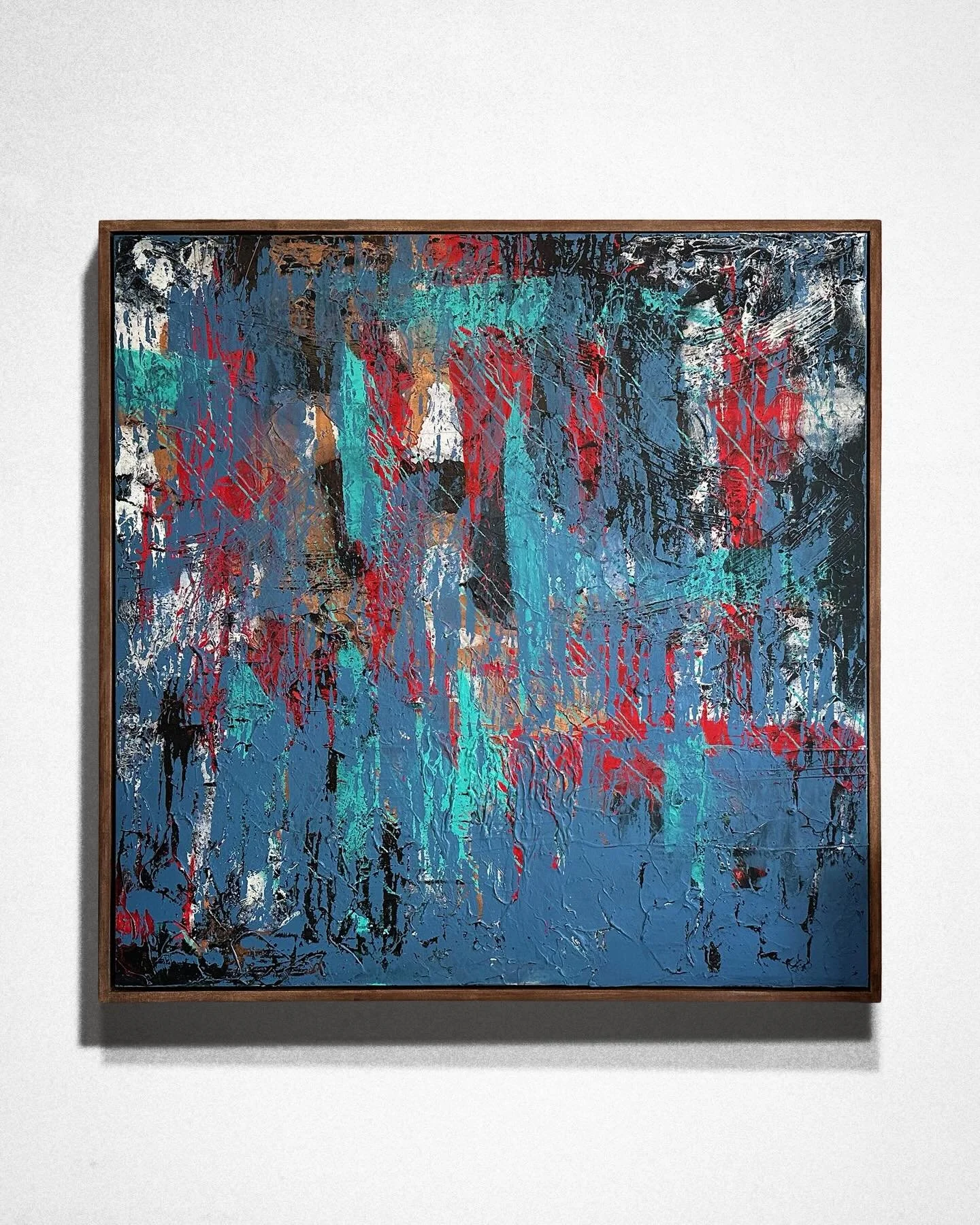 &ldquo;Surrender&rdquo;
2023
60x60in
Oil, Gouache, Enamel 
on canvas