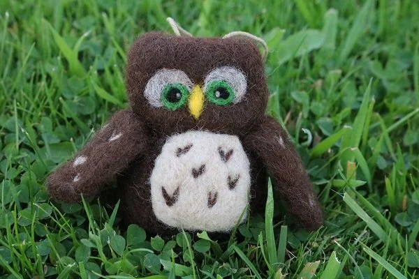 Needle Felted Owl