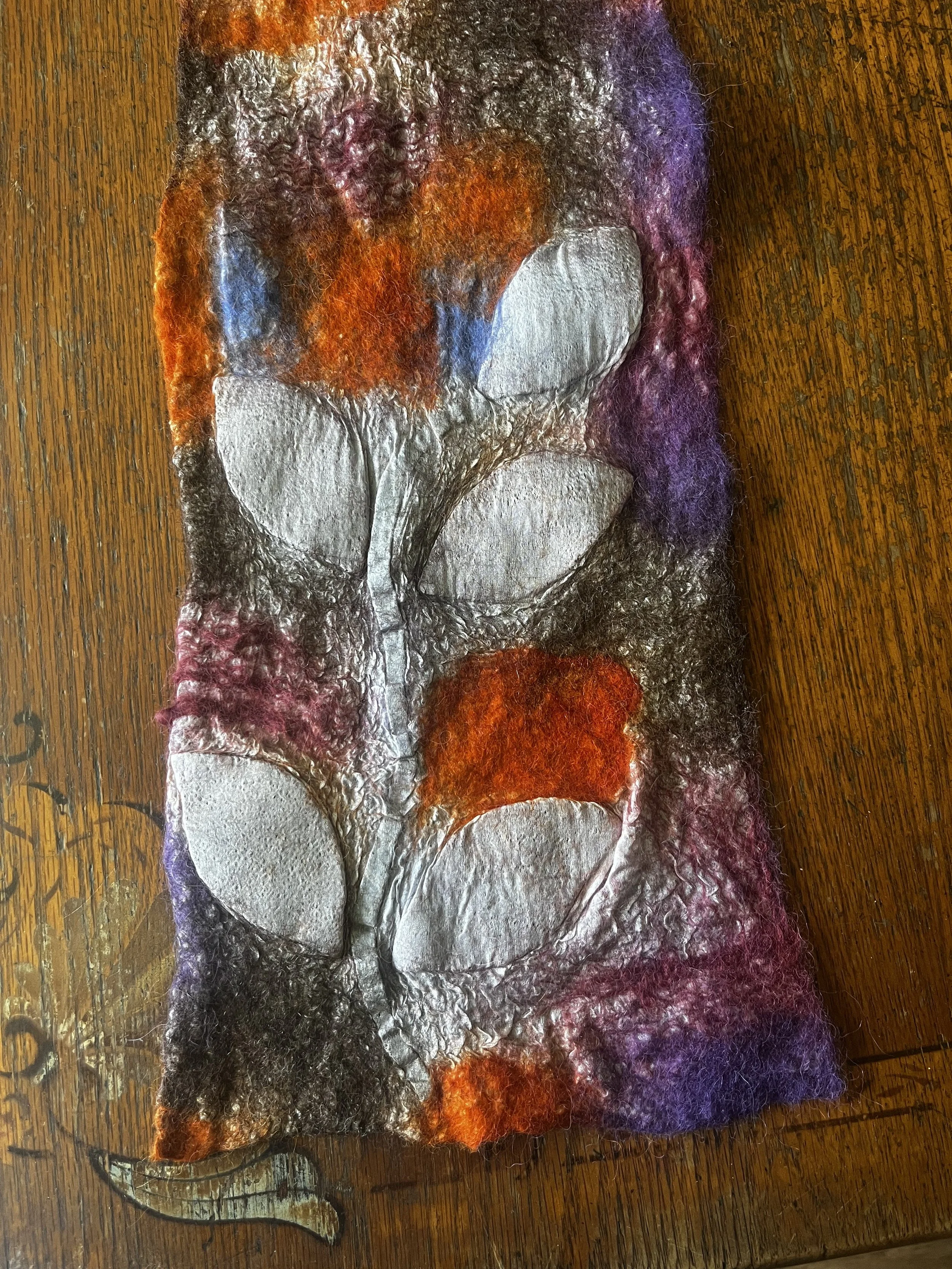 Falling Leaves Nuno Felt Class