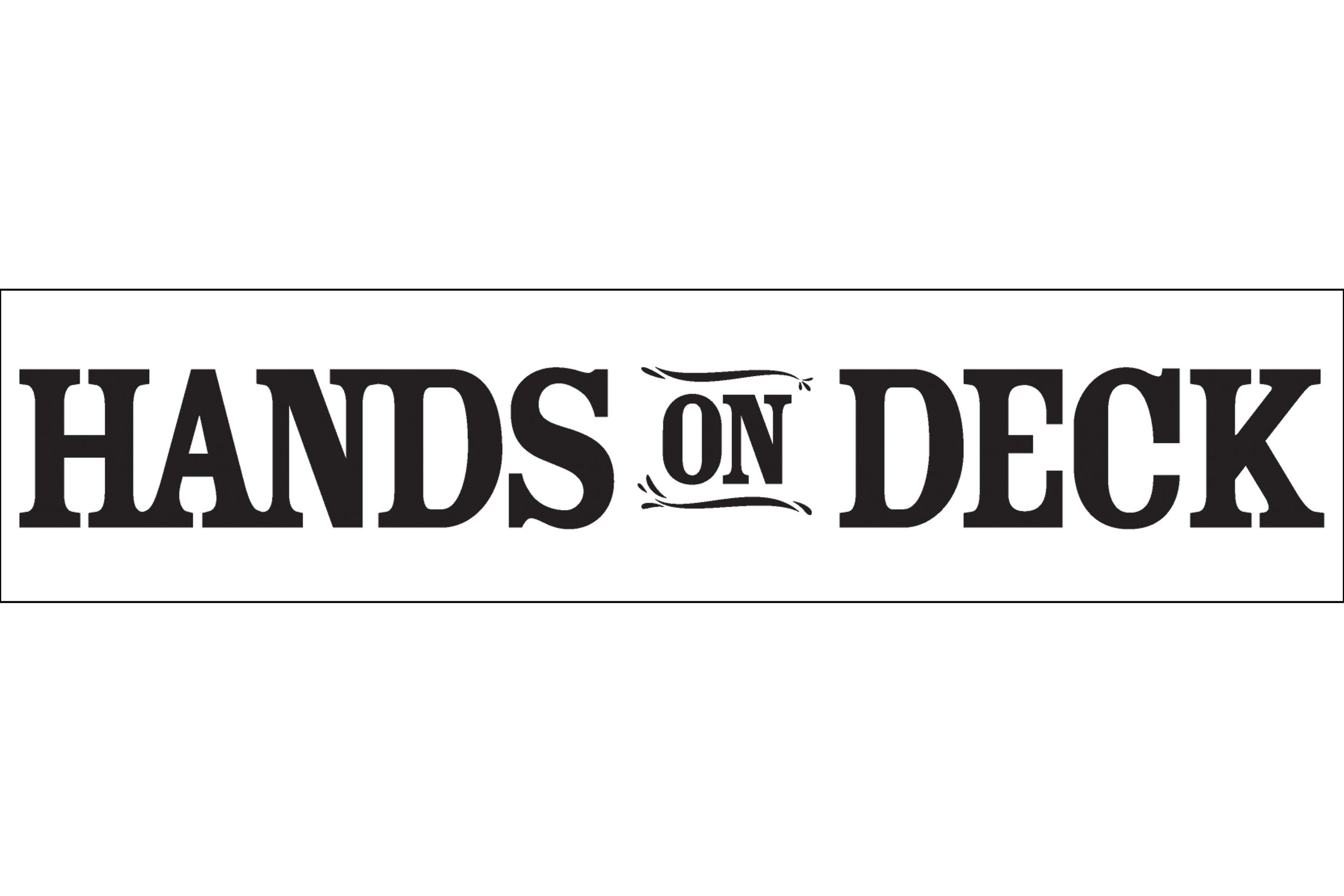 Hands on Deck Sticker