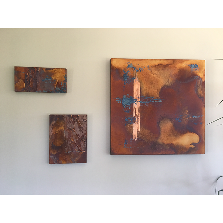 Left to the Elements (various sizes) - mixed media
