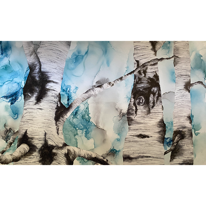 Birk (60"x36") - ink