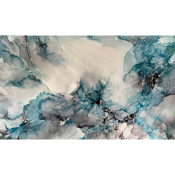 Celadon II (60"x36") - ink