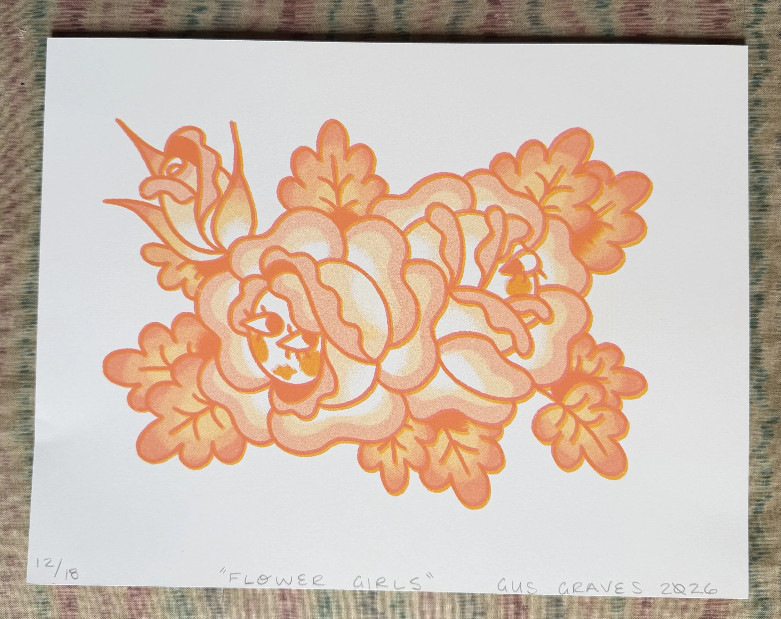 Flower Girls (creamsicle)