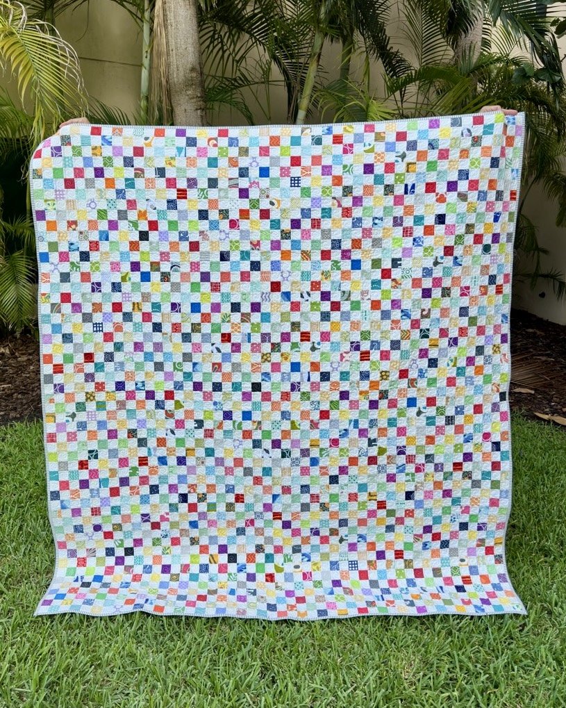 Large scrappy quilt