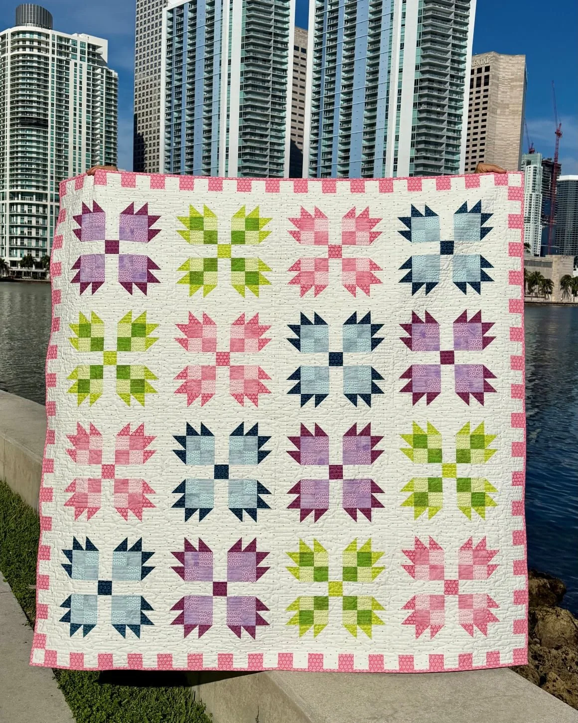 Bear paw quilt front