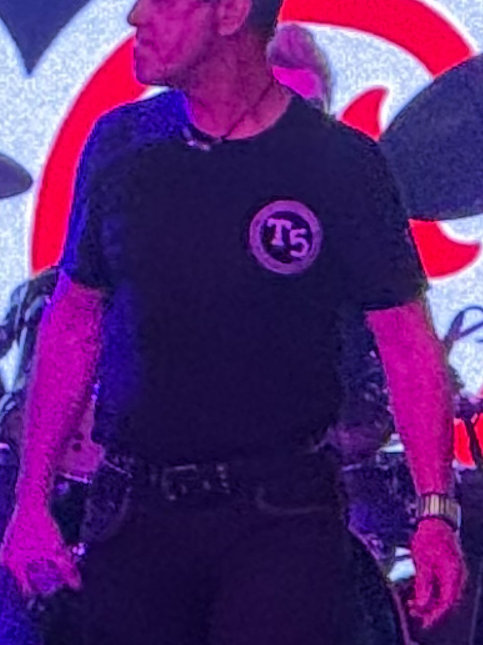 @cleary.jp One of our own sports his @team5foundation Tshirt while he performs at @hardrockcafe in Las Vegas. Well done tonight and love the support! #team5