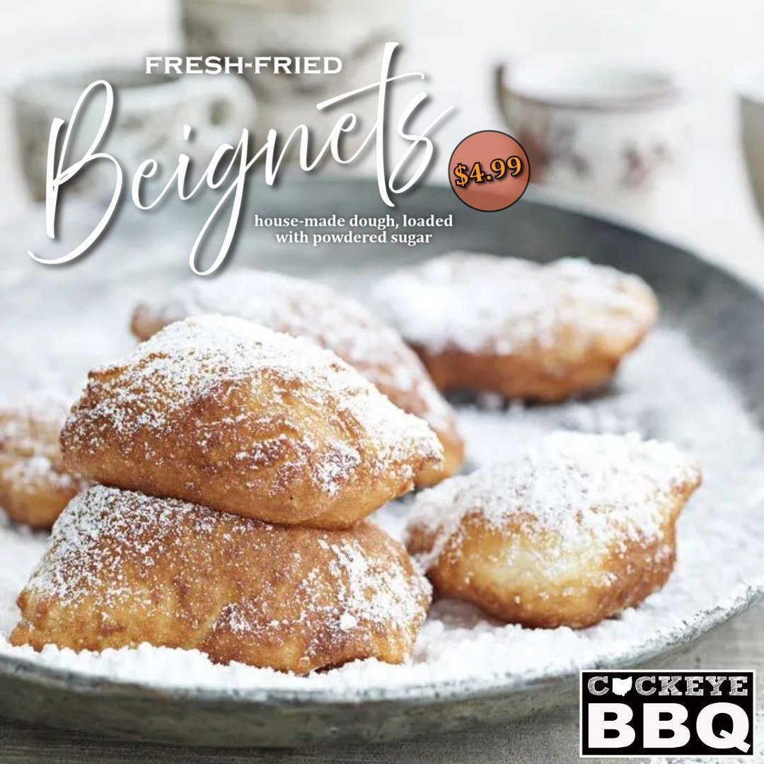 ET TU, BEIGNET? 🎭 🔪

You know we had to do it to 'em... FRESH-FRIED beignets available NOW on the Clothesline as part of our Mardi Gras celebration menu. ☂️ 🎉

House-made yeasted dough (yes, really), hand-cut and fried fresh into little, happy par