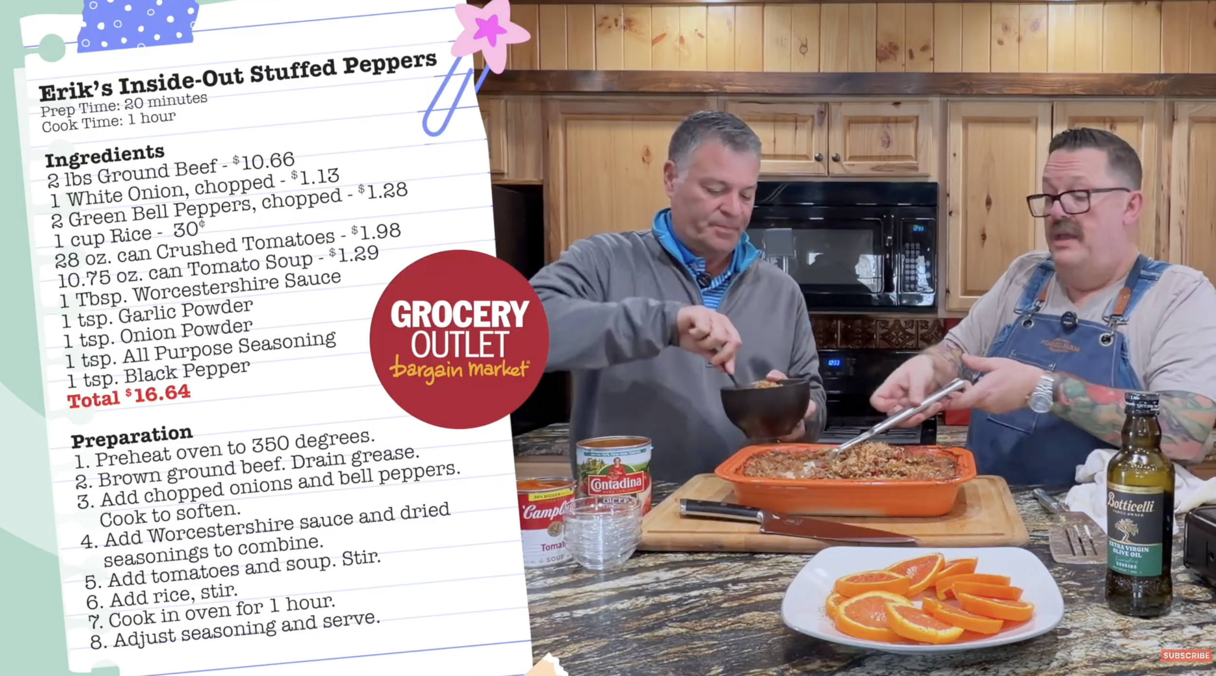 Chef Erik’s ‘Inside Out Stuffed Peppers’