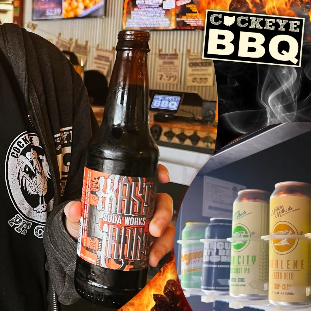 GOOD BBQ. COLD BEVVIES. LOCAL EVERYTHING. 🤝💨

See you on the West Side. 🤝

📲 Order online: 
https://order.toasttab.com/online/cockeye-bbq

#morethanbbq #drinklocal #cockeyebbq #warreneats #ohiocrafted