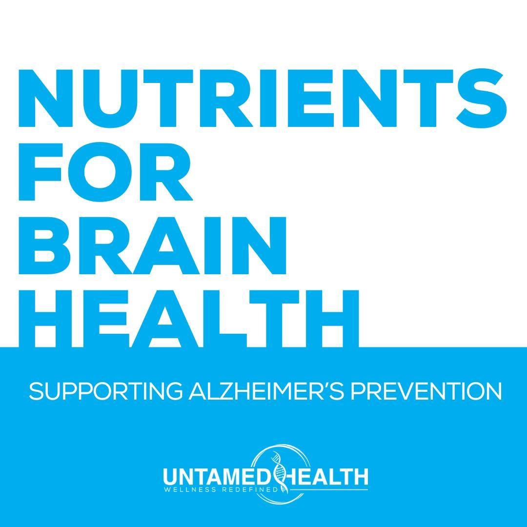 November is Alzheimer&rsquo;s Disease Awareness Month, and we're spotlighting key nutrients that help protect brain health! 🧠From powerful antioxidants like Glutathione to essential B vitamins, these nutrients support memory, cognition, and overall 