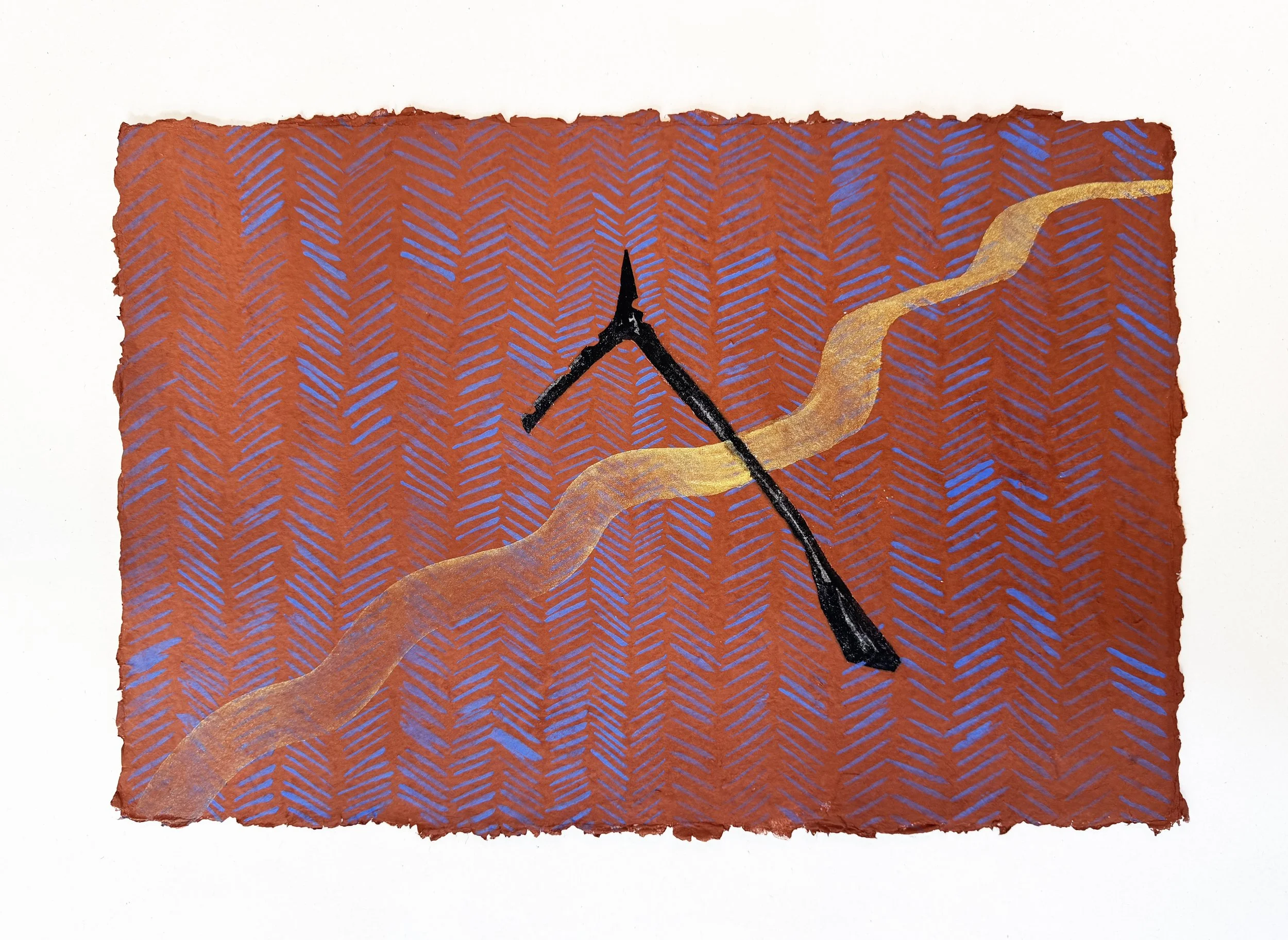 Untitled (wishbone), 12x18", $200