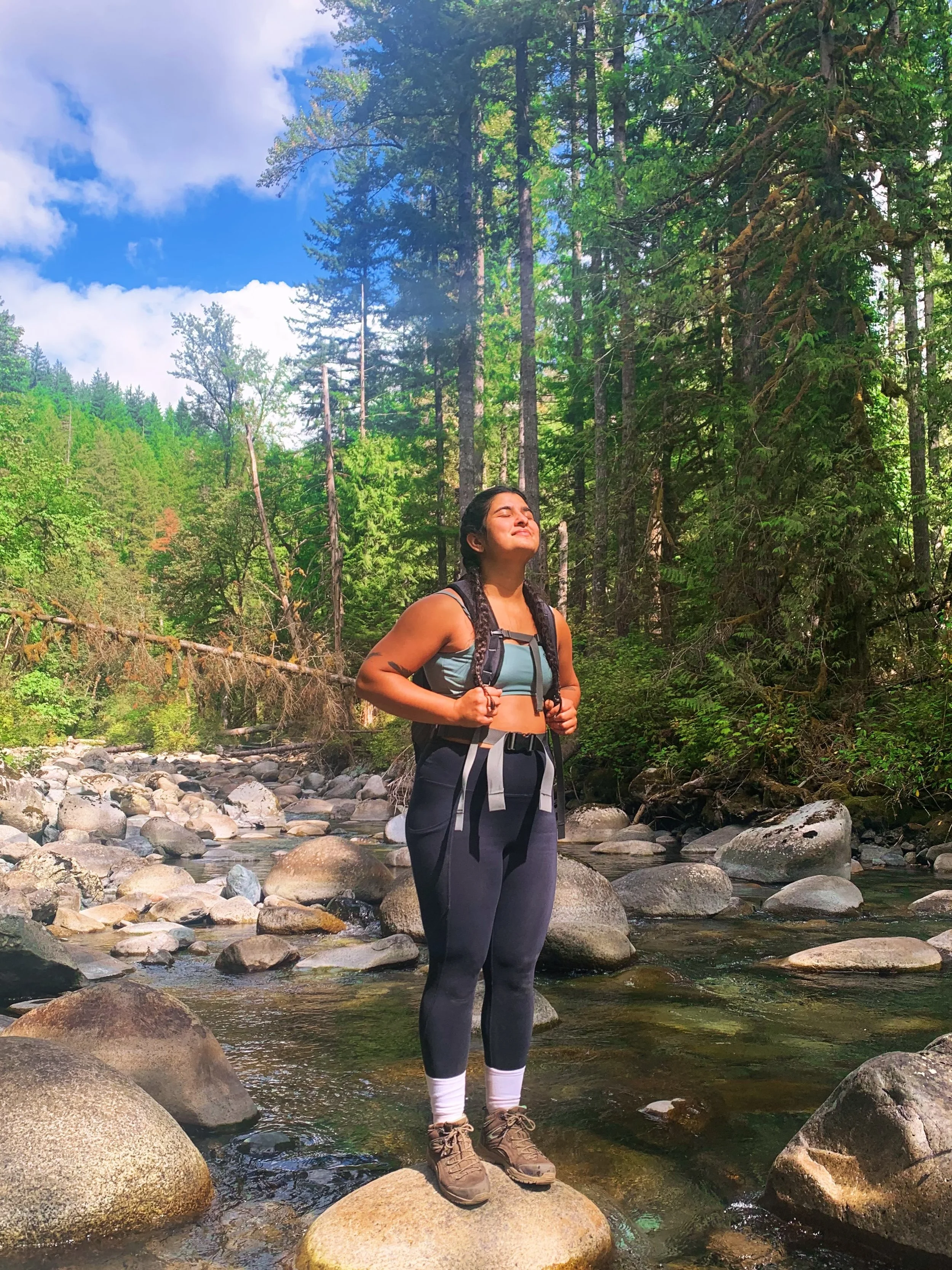 A 15 minute drive from the farmstead, 3 waterfalls, and the best damn burger joint in town.

I&rsquo;m a nature girl at heart, throw some snacks in a backpack, give me an uphill climb with a view, and I am complete🤌🏽

Shit gets weird on the trail b