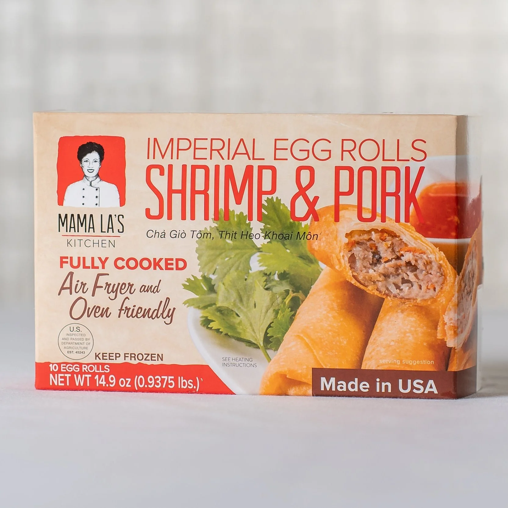 Fully Cooked Imperial Shrimp & Pork Egg Rolls