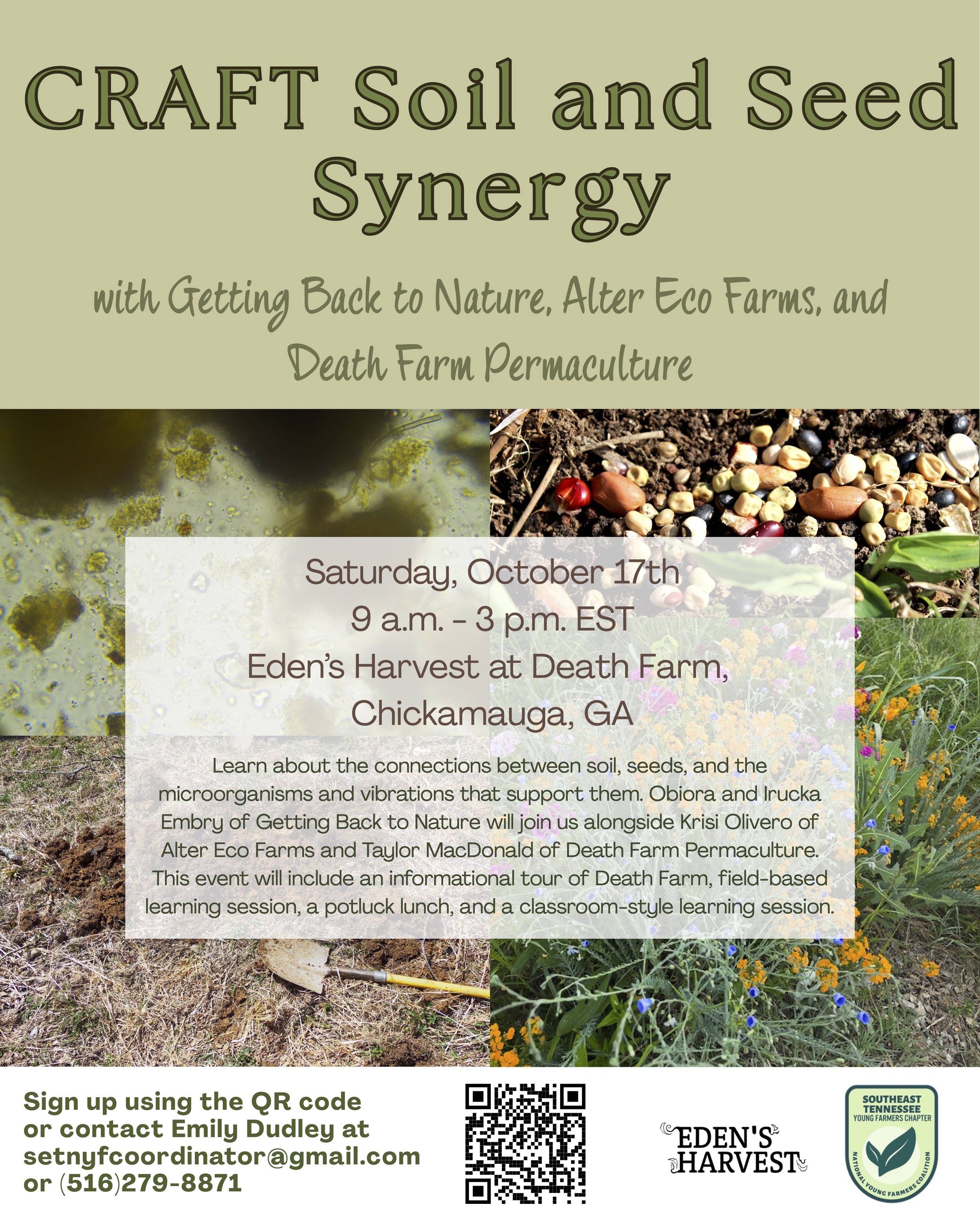 Southeast TN Young Farmers CRAFT Seed and Soil Synergy Workshop
