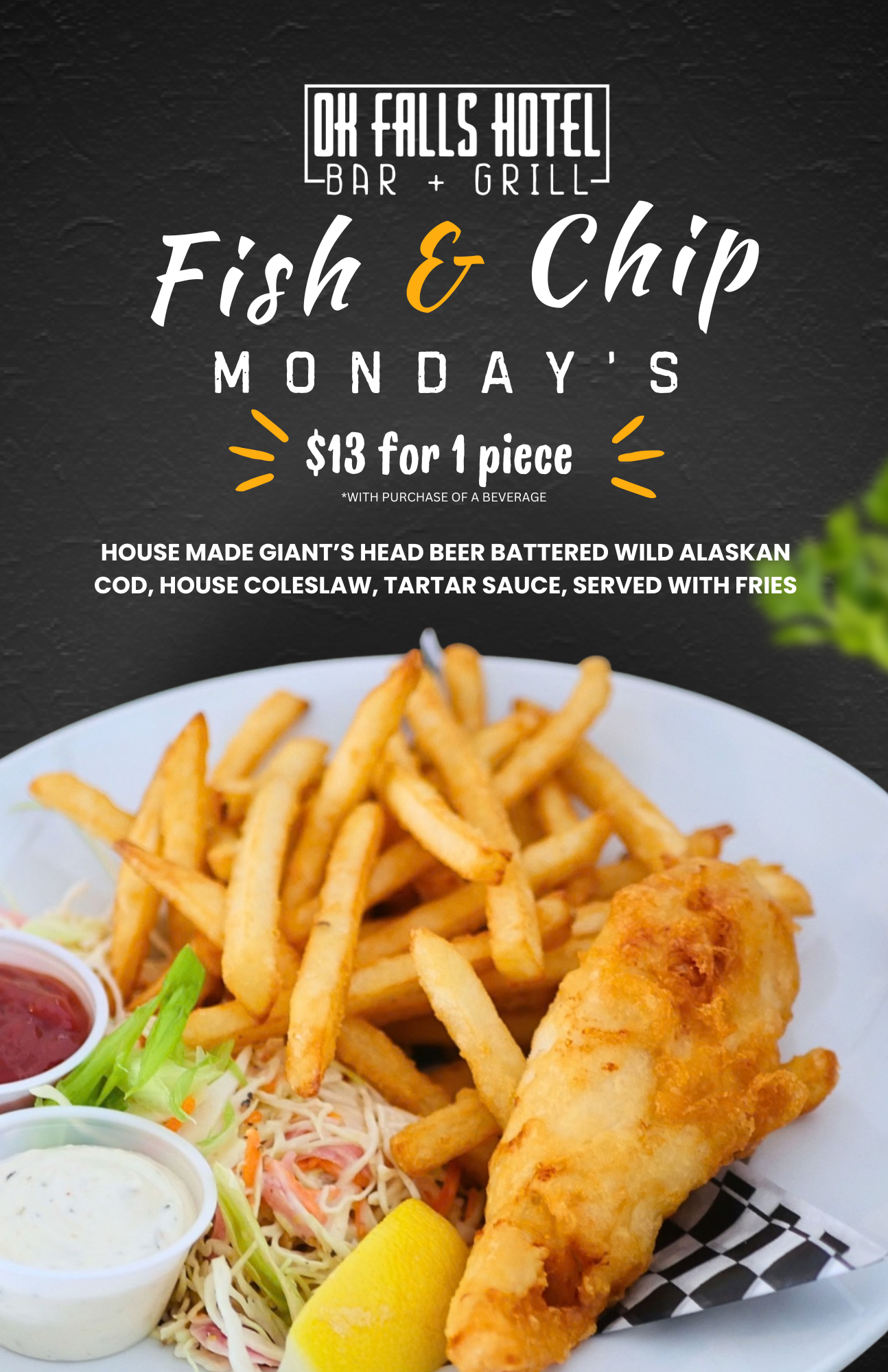 Ok Falls Hotel Events, Weekly Specials — OK Falls Hotel