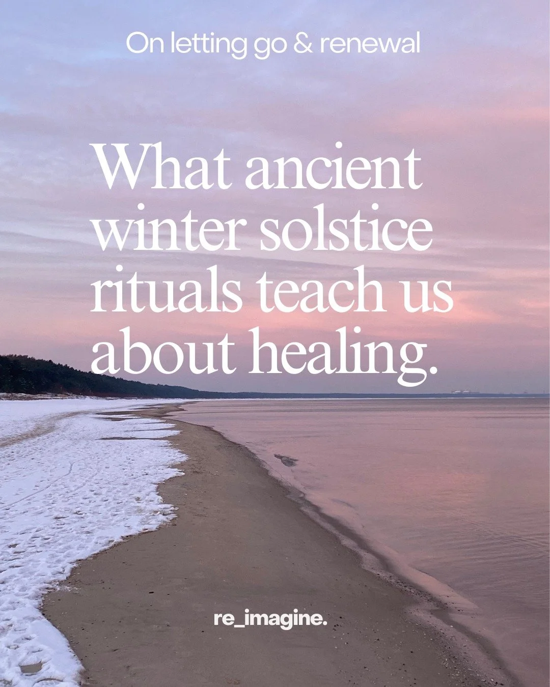 What ancient rituals teach us about healing. 

#wintersolstice #solstice #selfreflection #innerwork #shadowwork #mentalhealth #mentalhealthmatters #therapy #selfawareness #personalgrowth #mindfulness #spirituality #seasonalliving #yule #sacredrituals