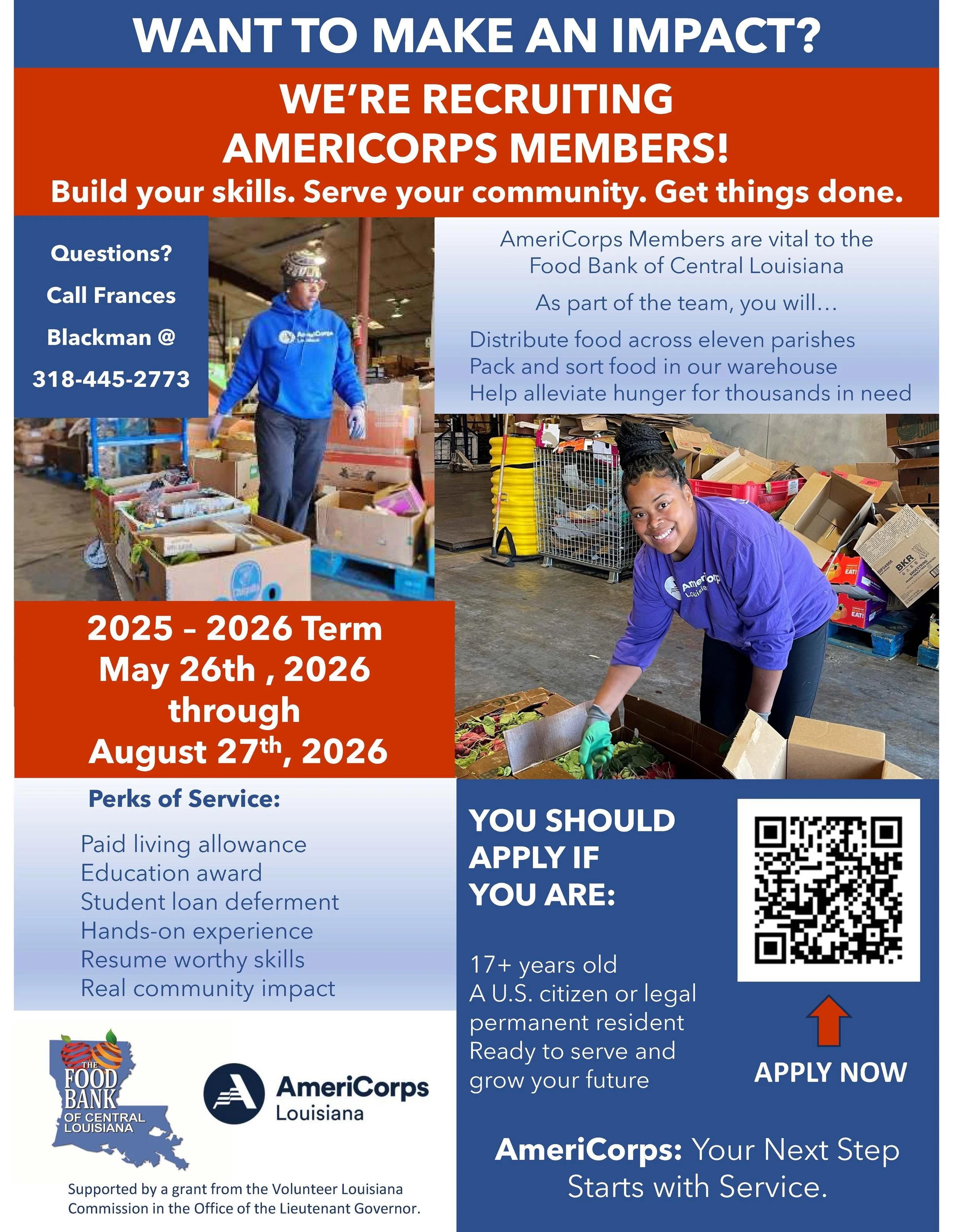 Summer AmeriCorps Service 