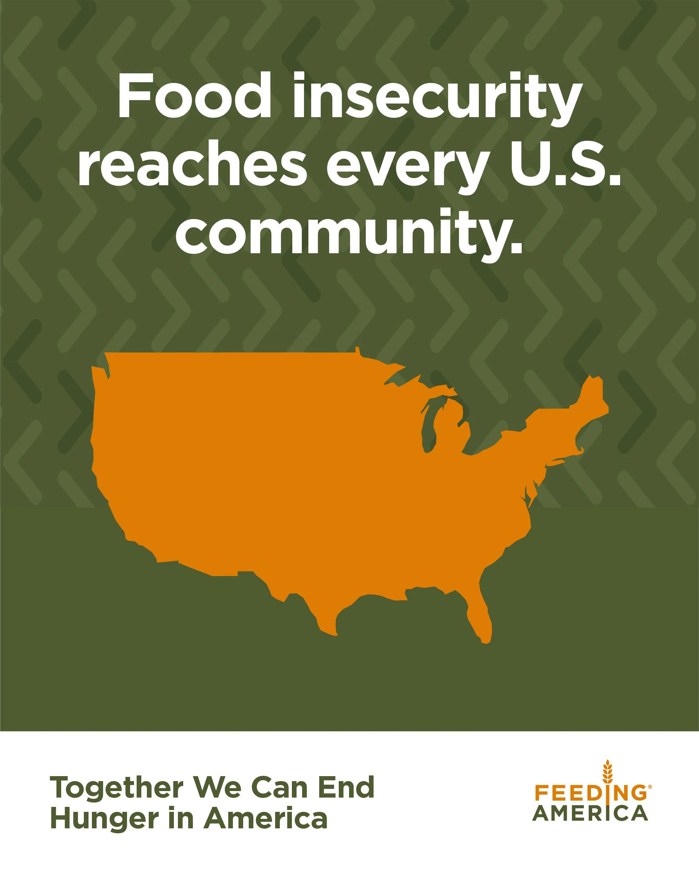 Food insecurity reaches every U.S. community, with rural and southern counties facing the highest rates