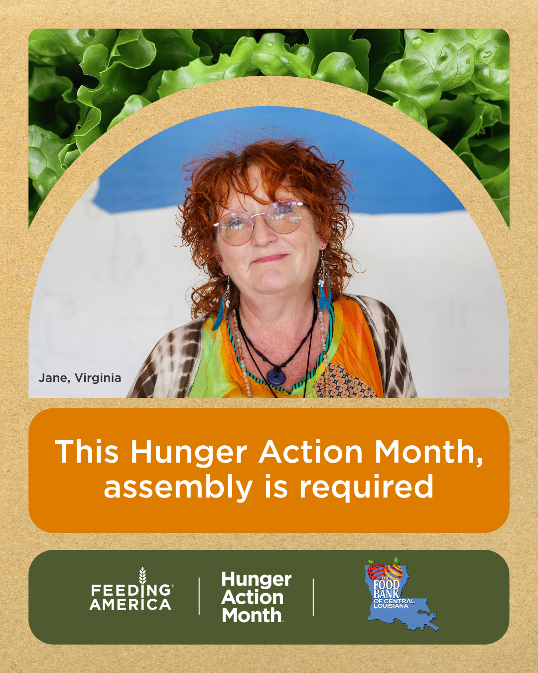 The Food Bank of Central Louisiana calls on Central Louisiana to Play Your Part this Hunger Action Month