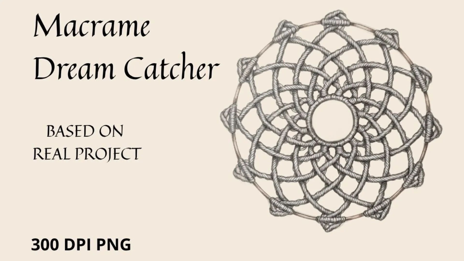 Macrame Dream Catcher PNG Clipart