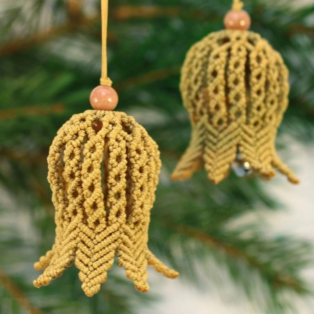 0.5 mm thread macrame bell