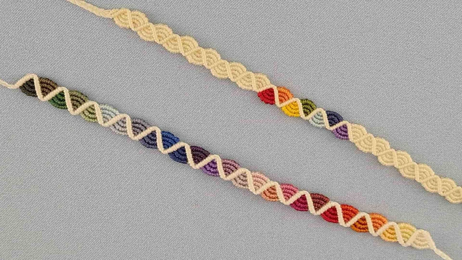 Reuse Short Thread Scraps — EwiMacrame | Micro Macrame