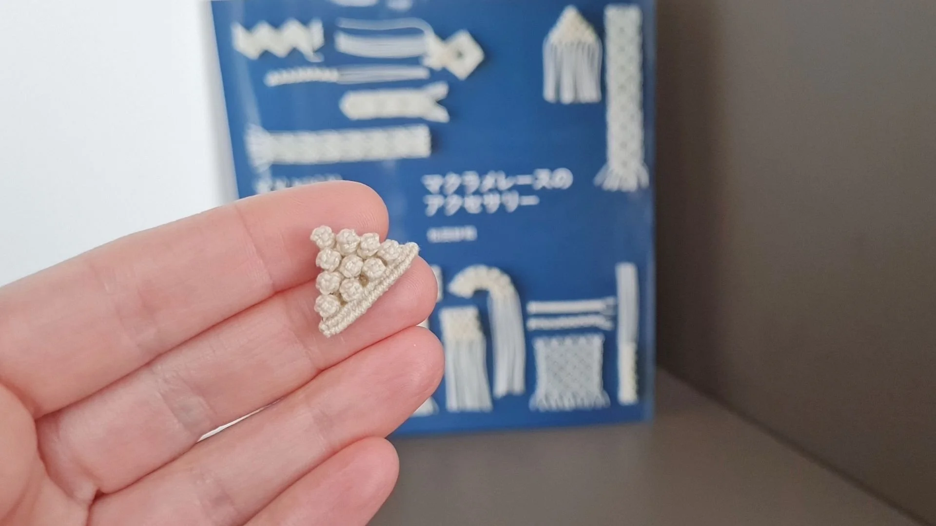 macrame berry knot earrings