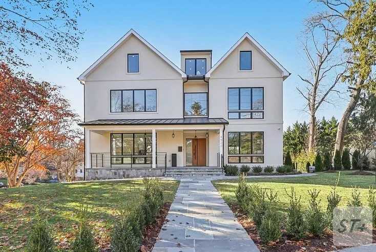 Now available in Washington, DC! We collaborated with Simone Management to turn this single-story home into a breathtaking, nearly 10,000 sq ft custom residence. With multiple two-story additions and a stunning outdoor entertaining space, this home e