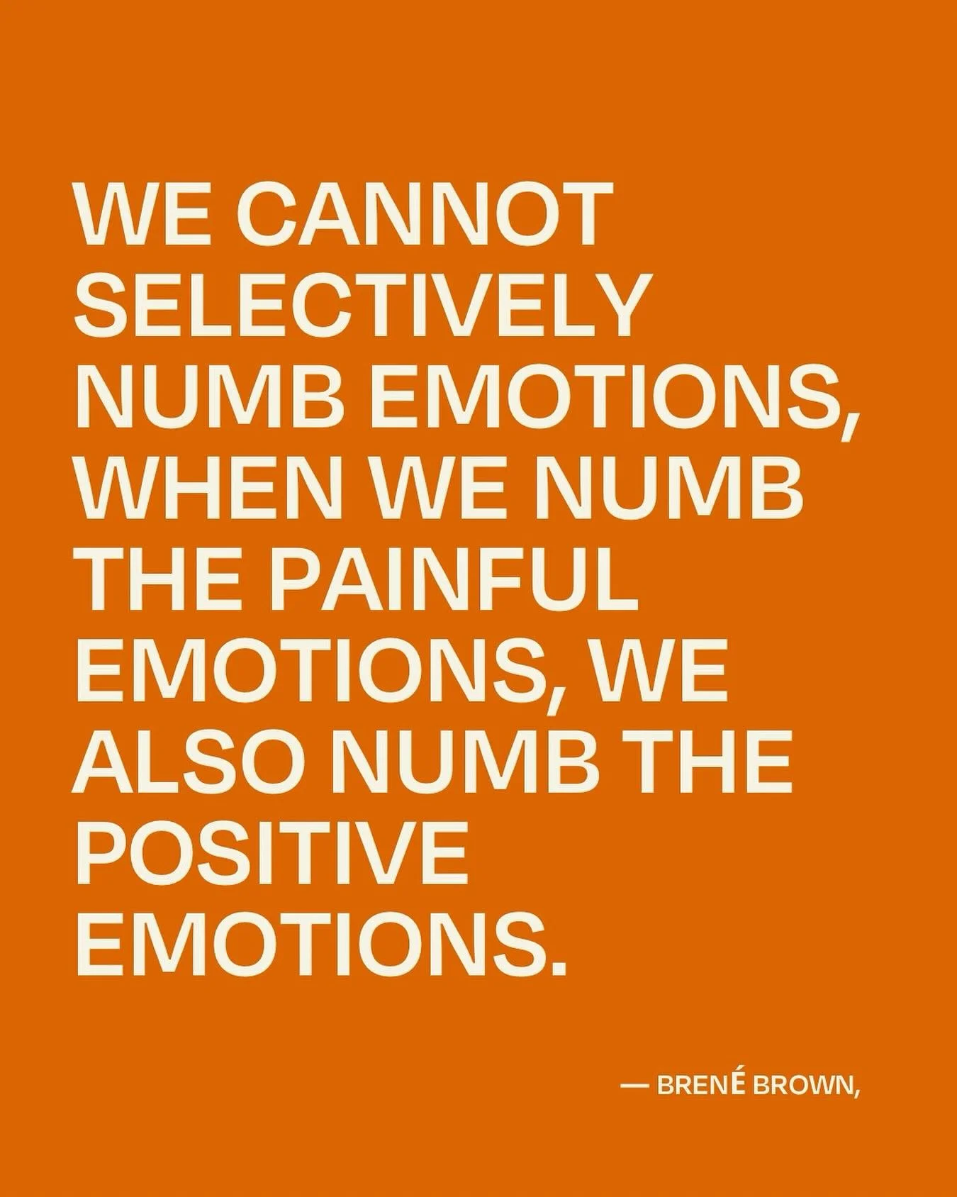 The joy of feeling. It&rsquo;s this part of our human existence that we get to do. Experiencing the vastness of emotions that make up our reality. 

In the words of the incredible @andreagibson, you can&rsquo;t close yourself off to grief, without al